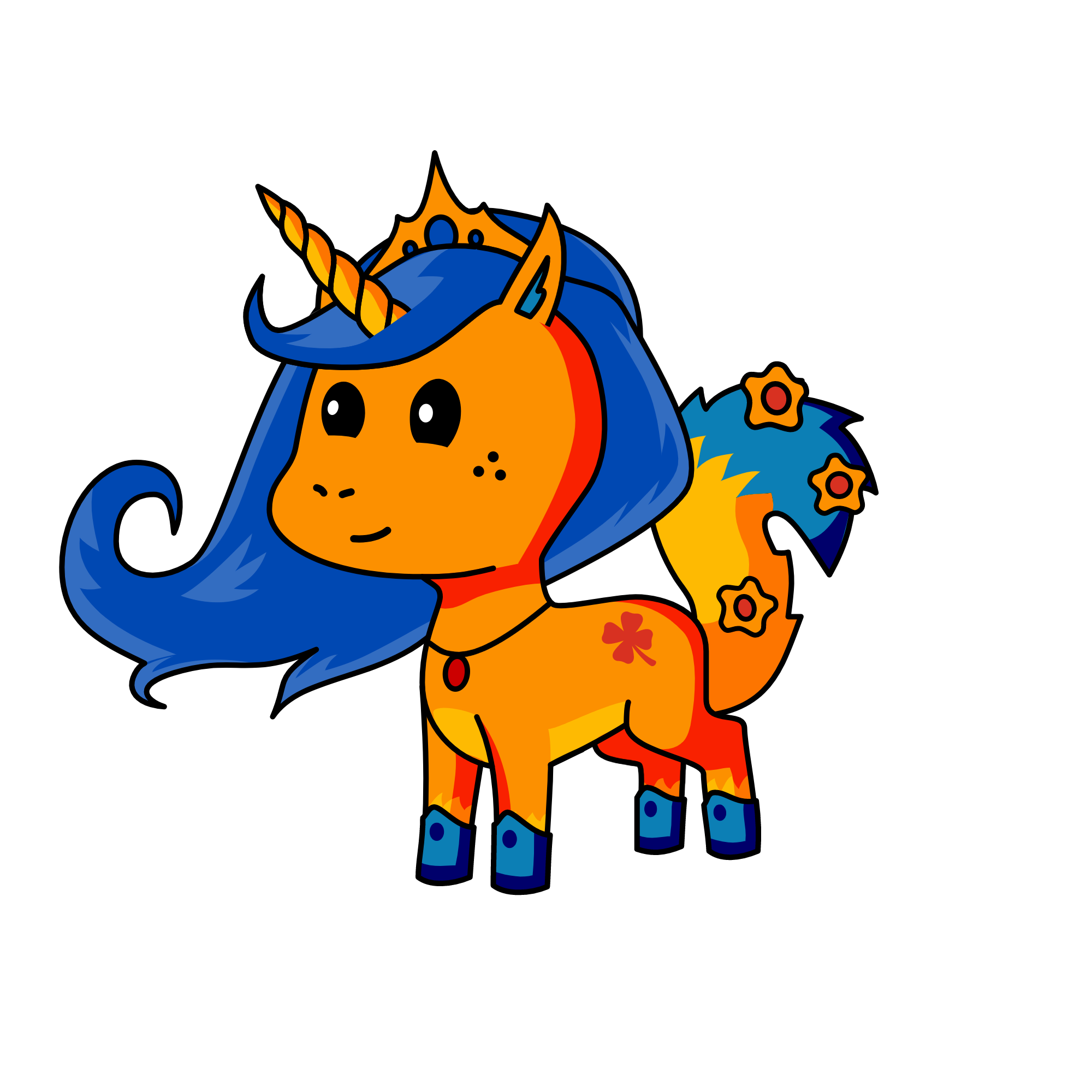 GoldenBlueWind , the unicorn