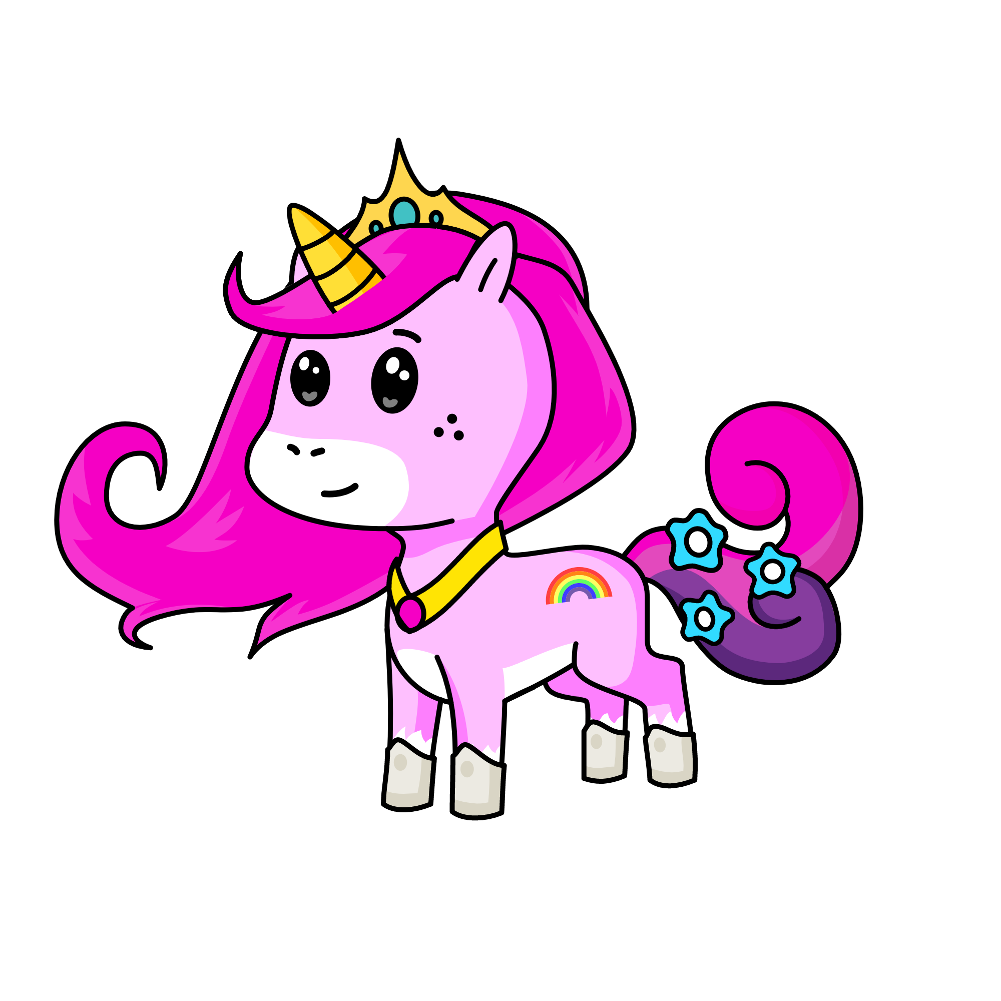 Sparke, the unicorn