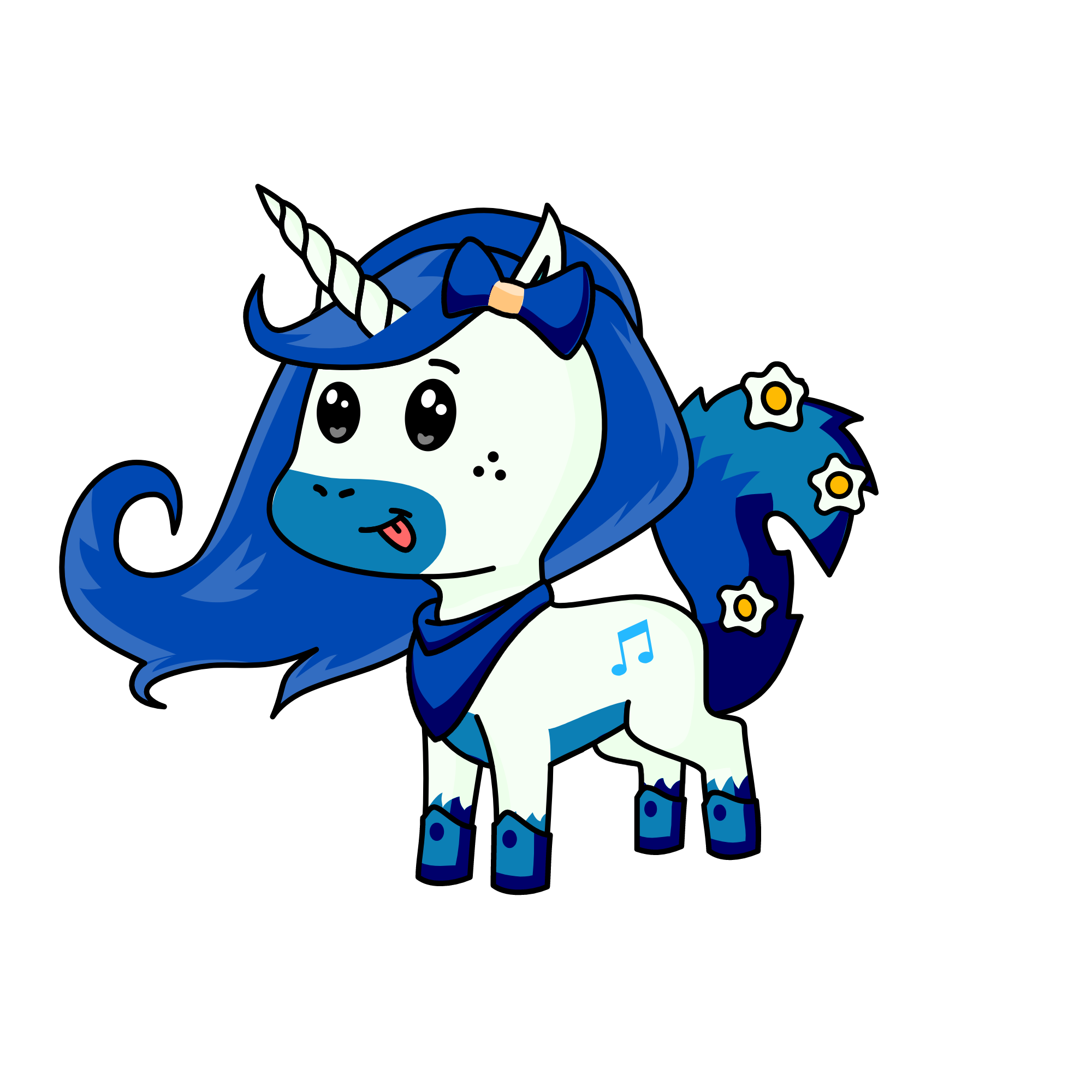 Princess IceGold, the unicorn