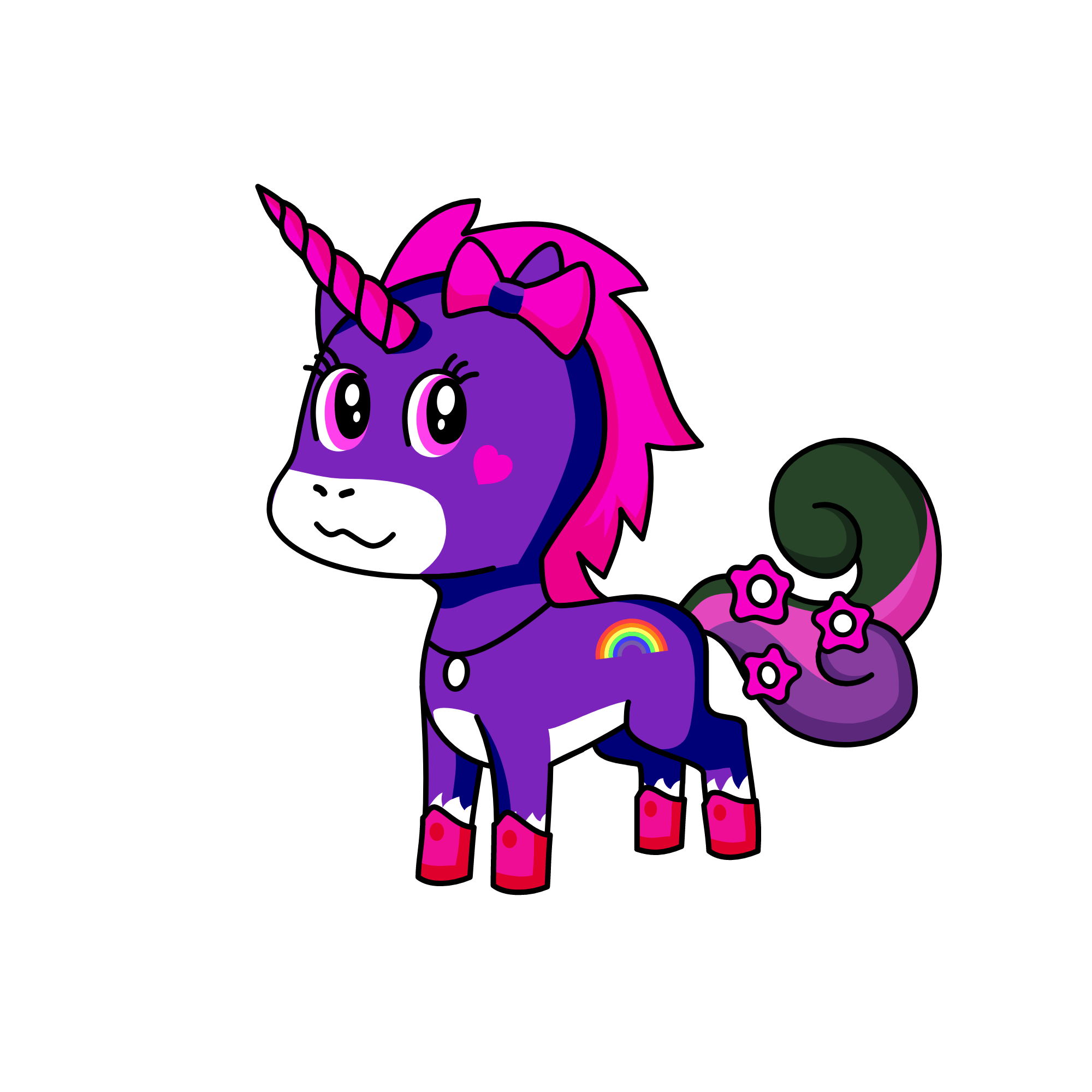 pinks, the unicorn