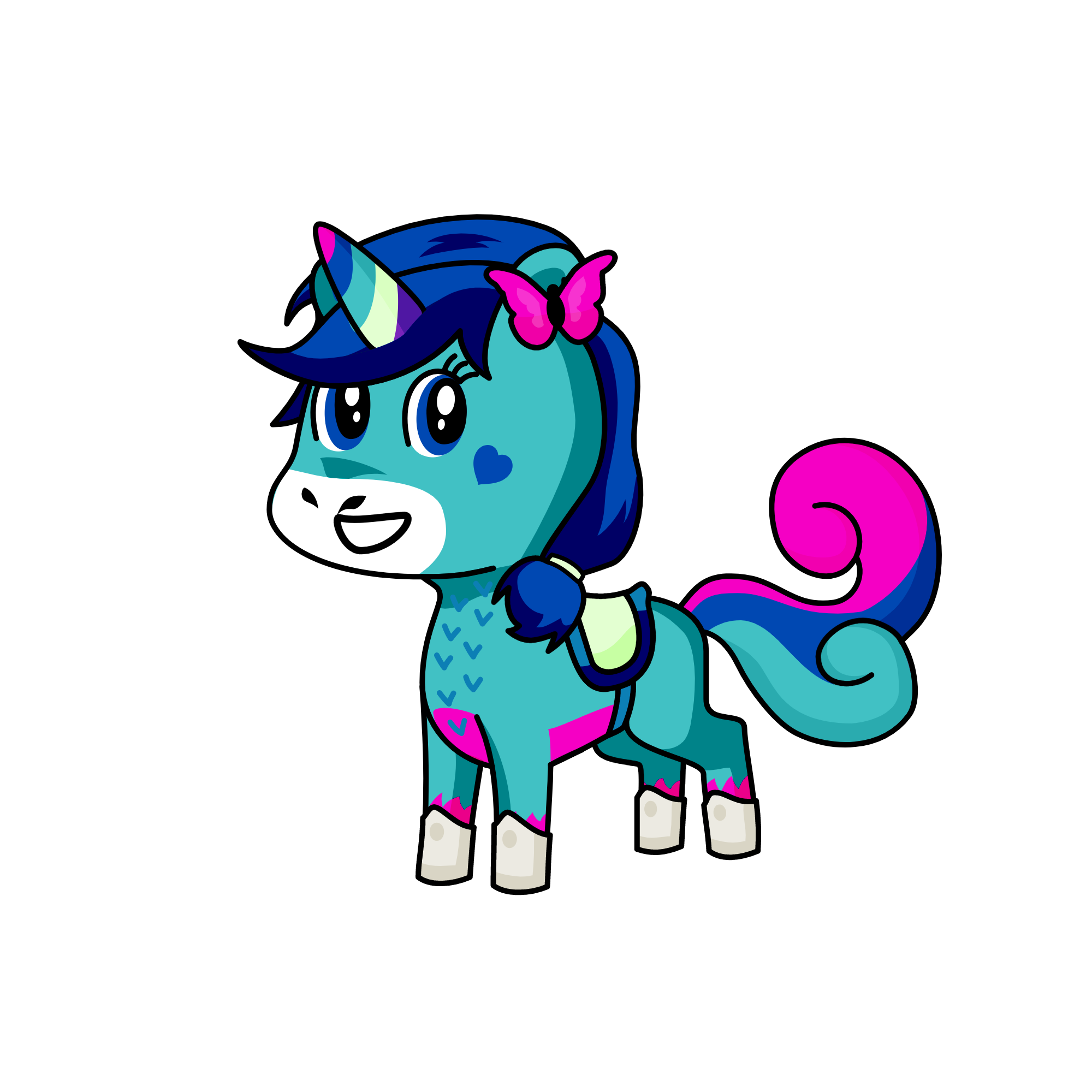 Mystic Rainbow, the unicorn