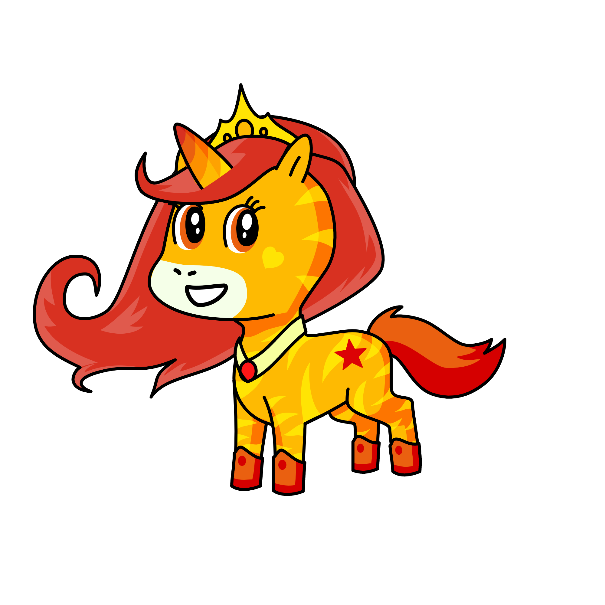 Amber, the unicorn