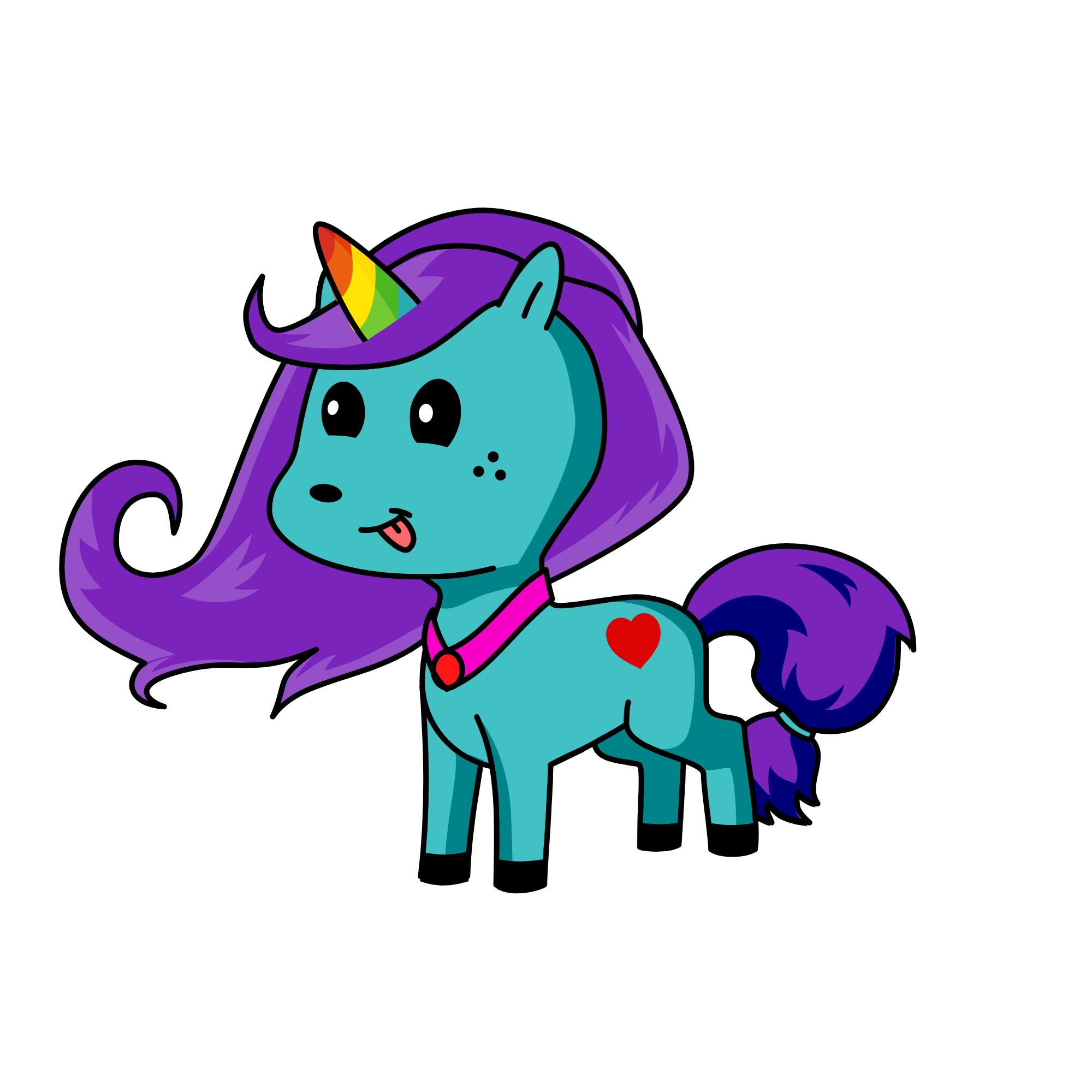 cuty unicorn., the unicorn