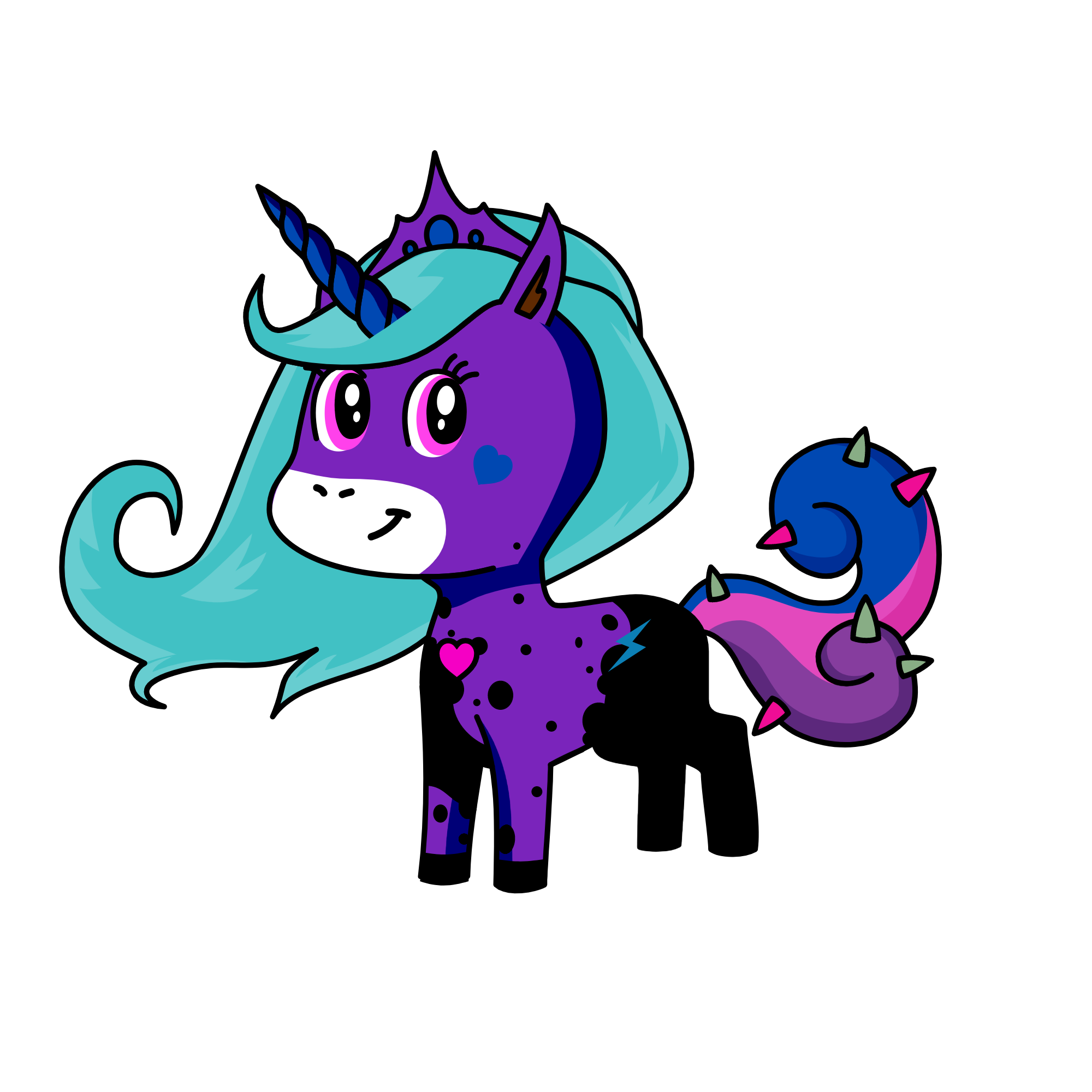 Queen Morgana Of Darkness, the unicorn
