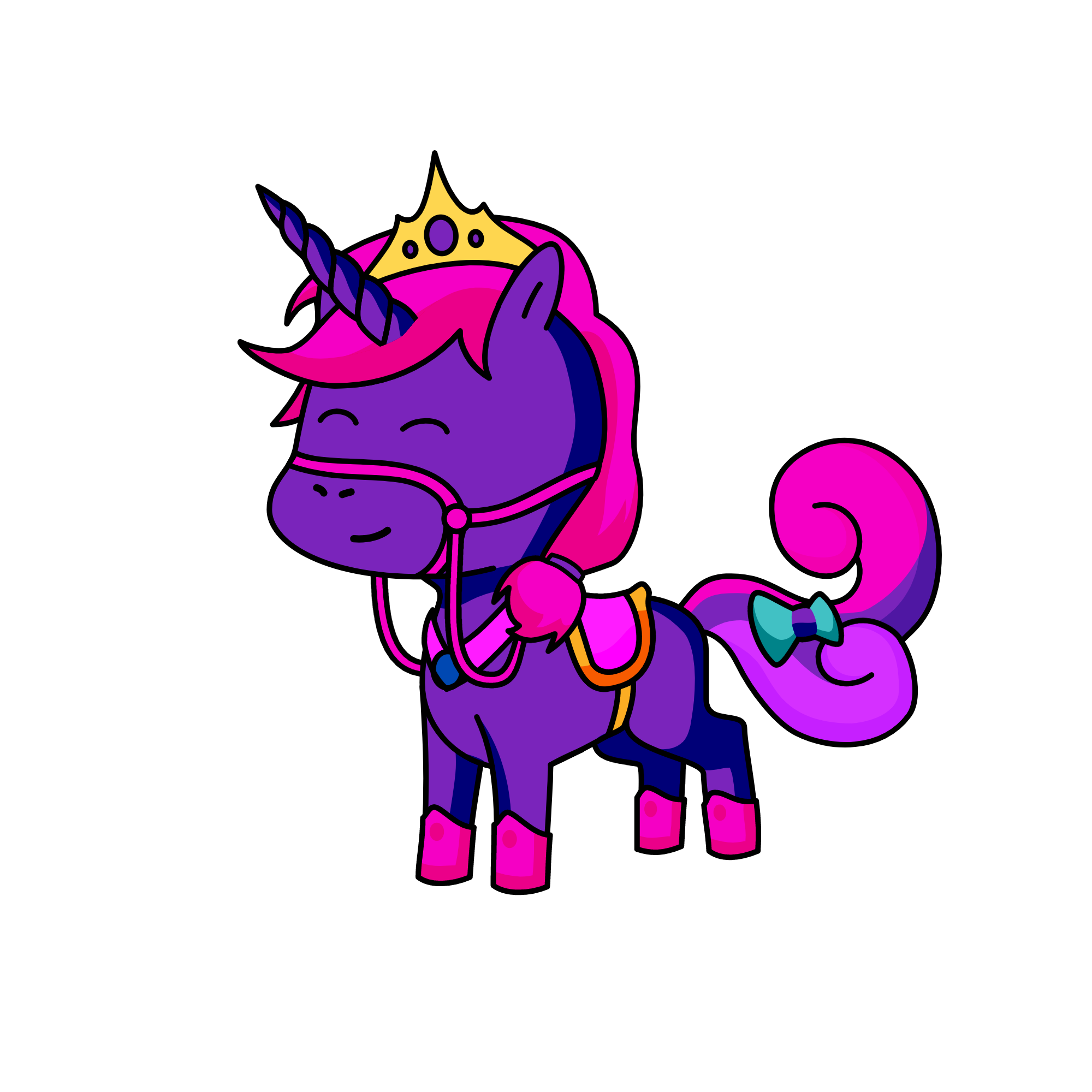 PINK, the unicorn