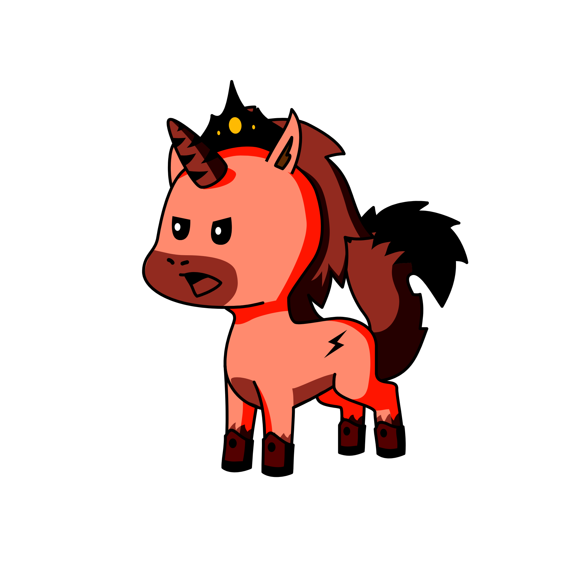Fire, the unicorn
