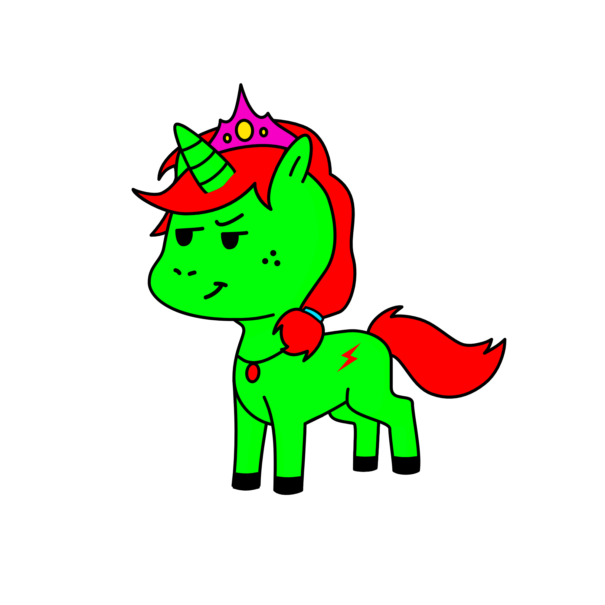 Sassy, the unicorn