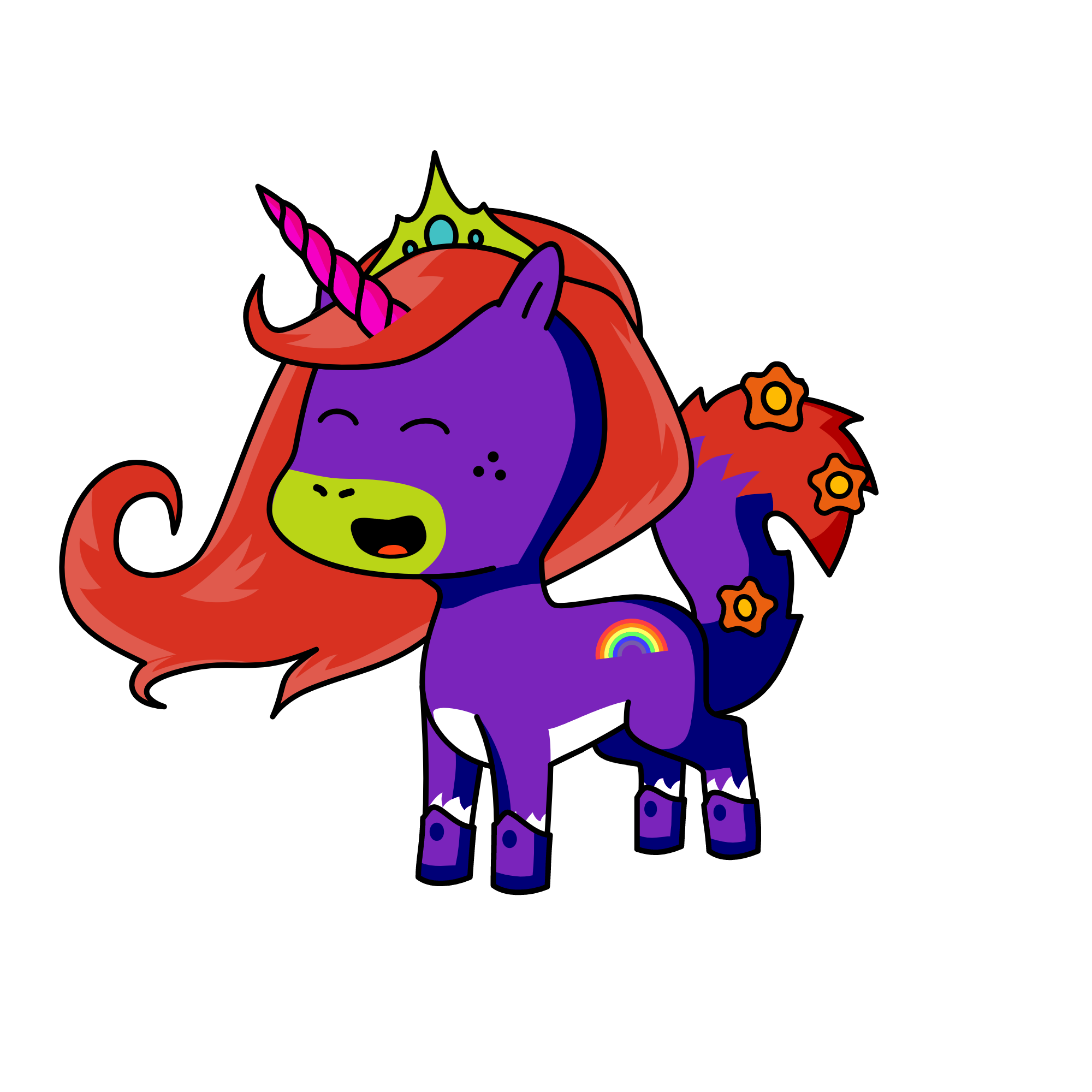 CRYSTAL STAR, the unicorn