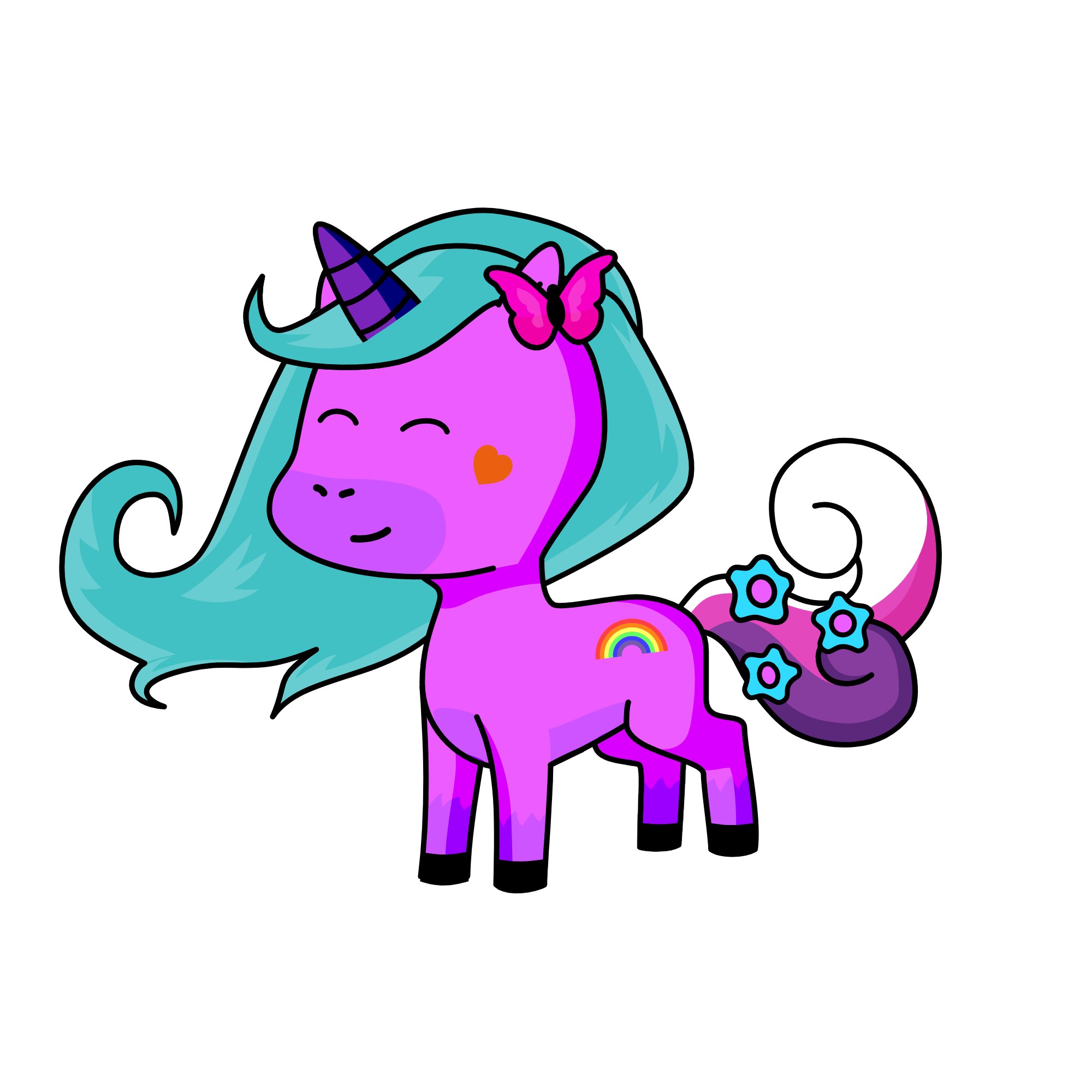 Moonlight, the unicorn
