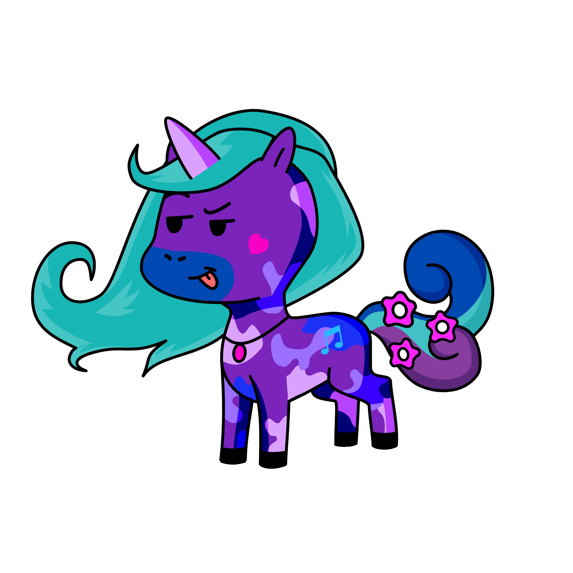Cloud Melody, the unicorn