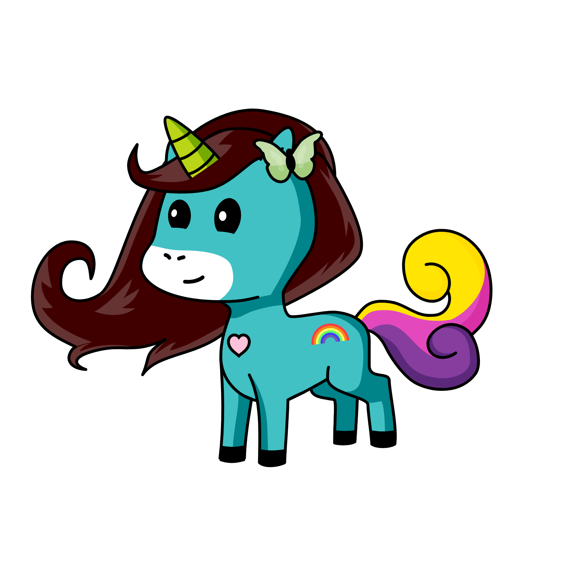Sapphire, the unicorn