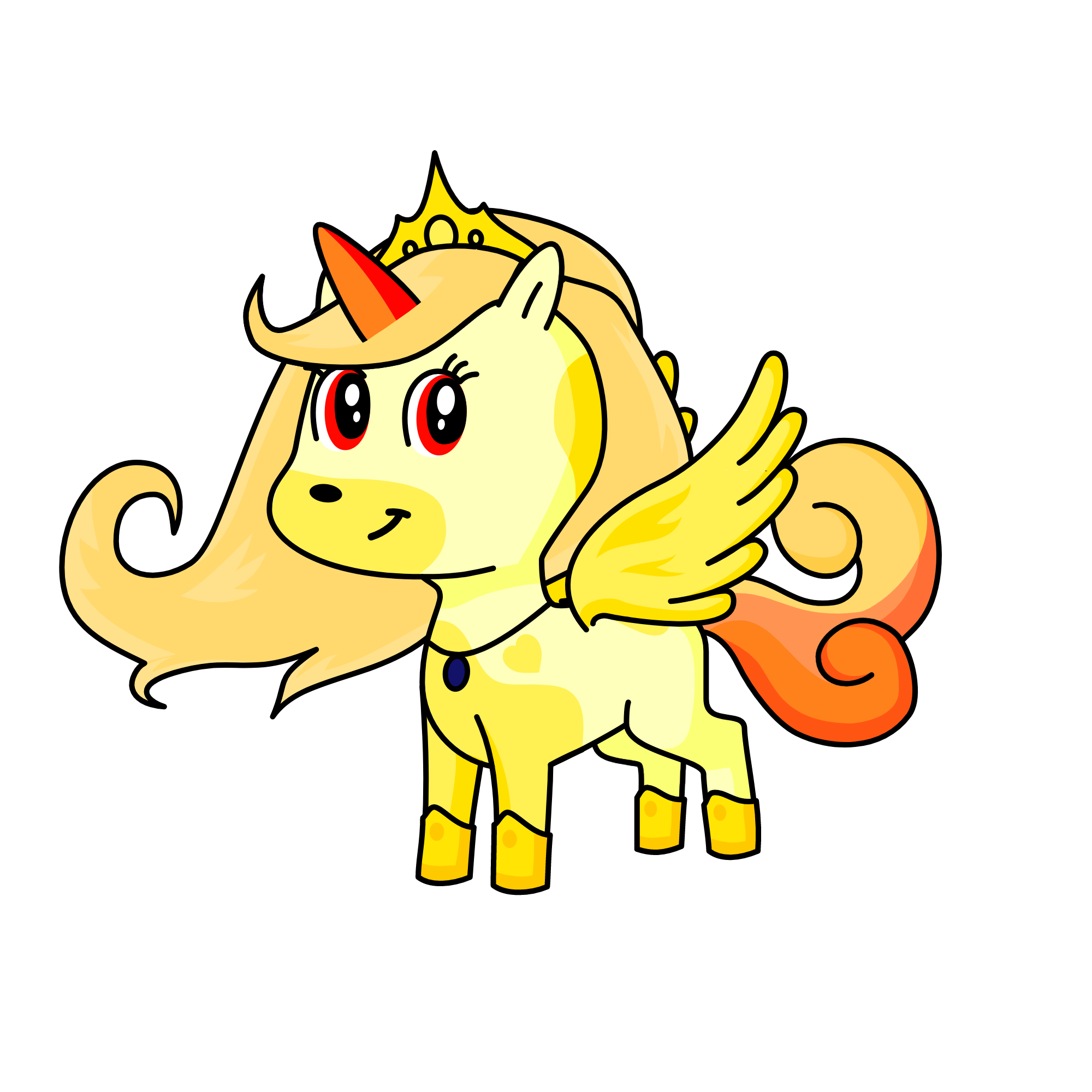 Sunny, the unicorn