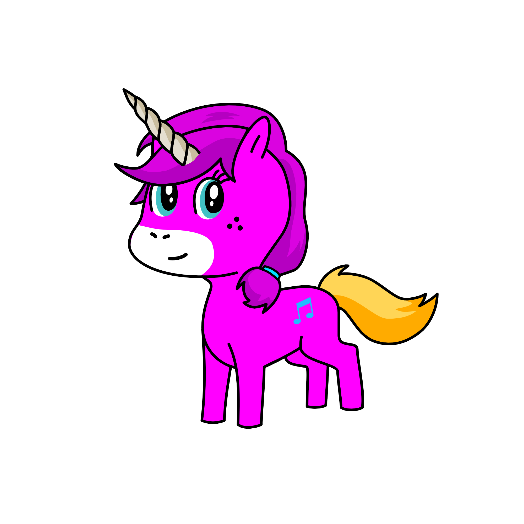 Pinkie pie, the unicorn