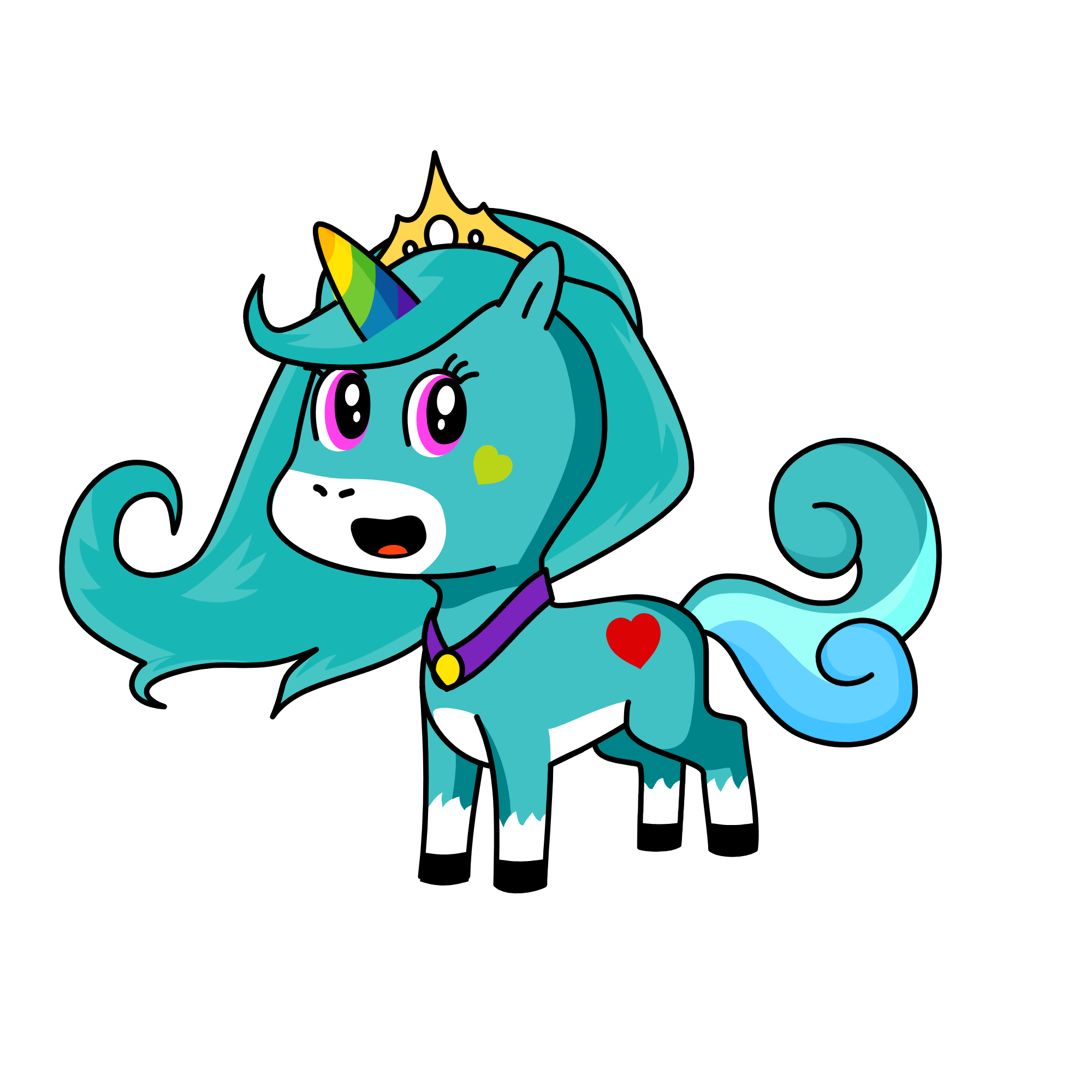 Sky, the unicorn