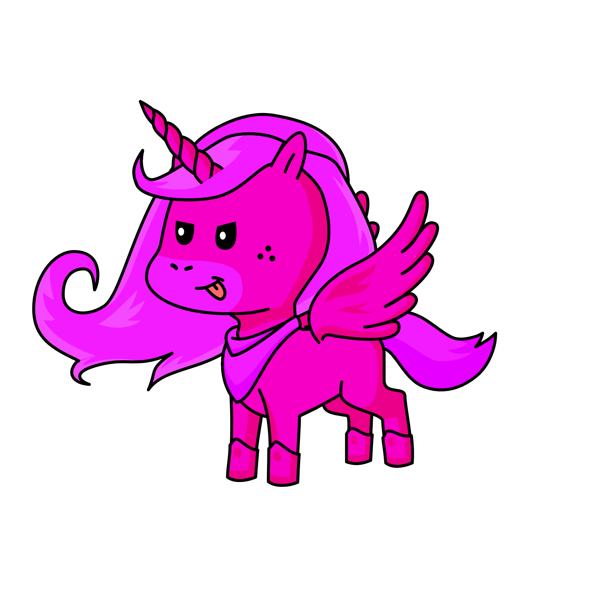 Pinkie, the unicorn