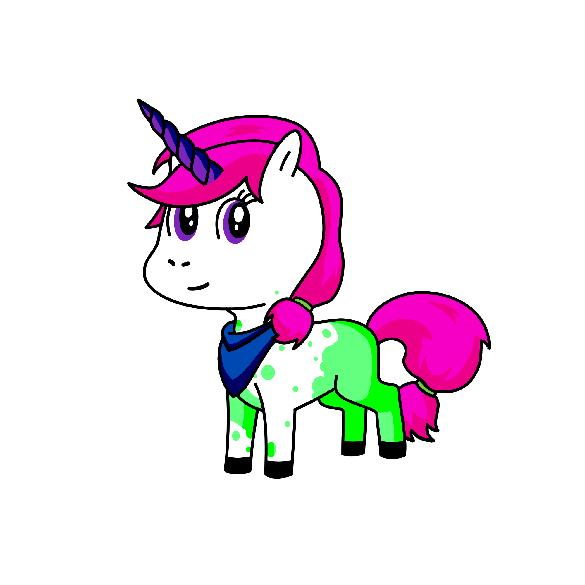Glitta, the unicorn