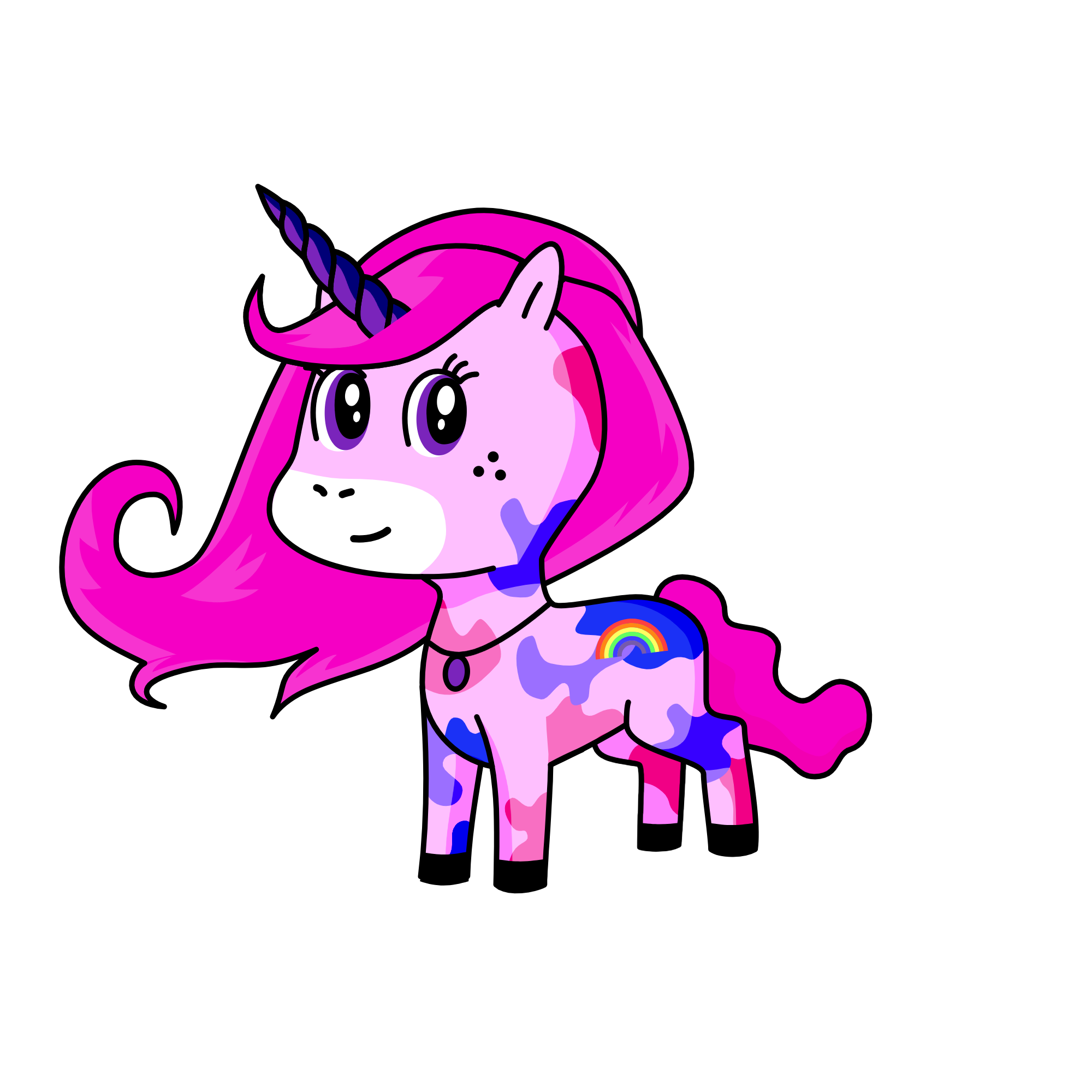 Cutie, the unicorn