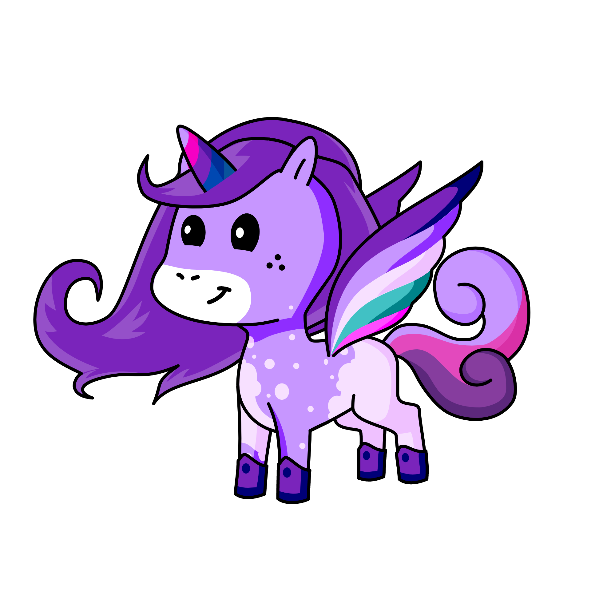 April, the unicorn