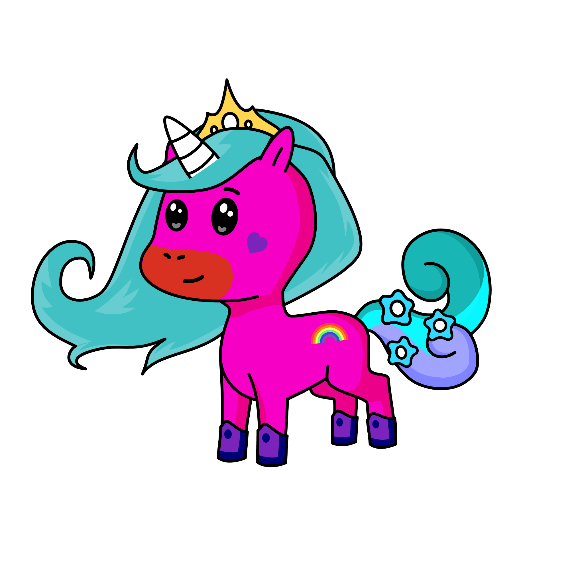 pie, the unicorn