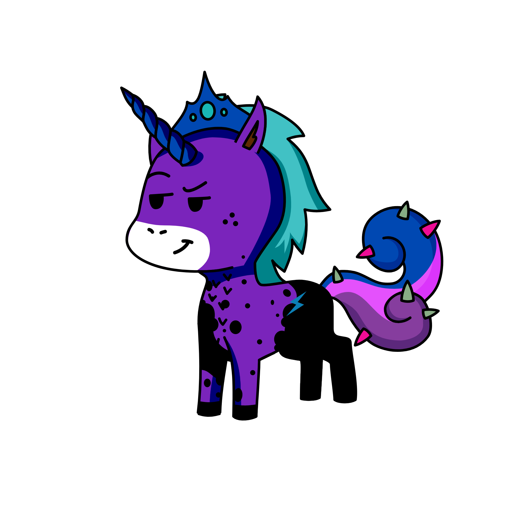 King Aaravos of Darkness (Morgana's Twin), the unicorn