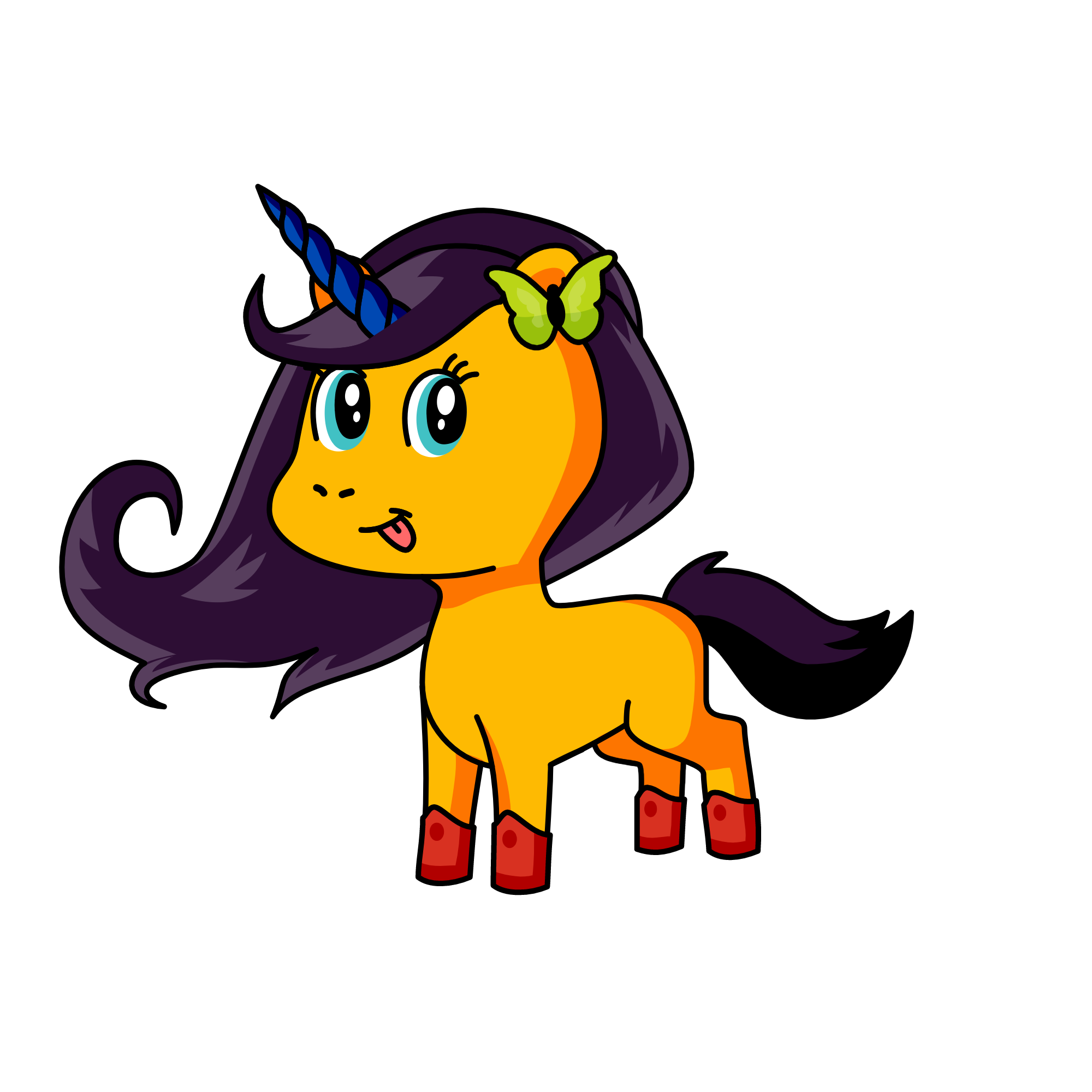 Bitmoji uni, the unicorn