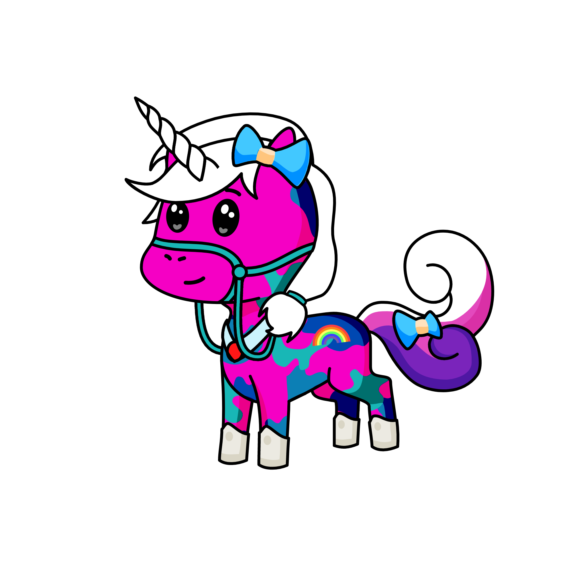 bow row corn, the unicorn
