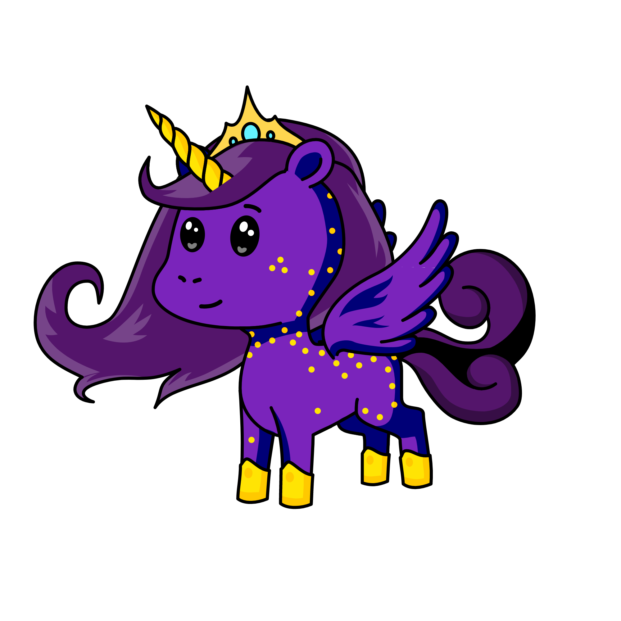 galaxy princees, the unicorn