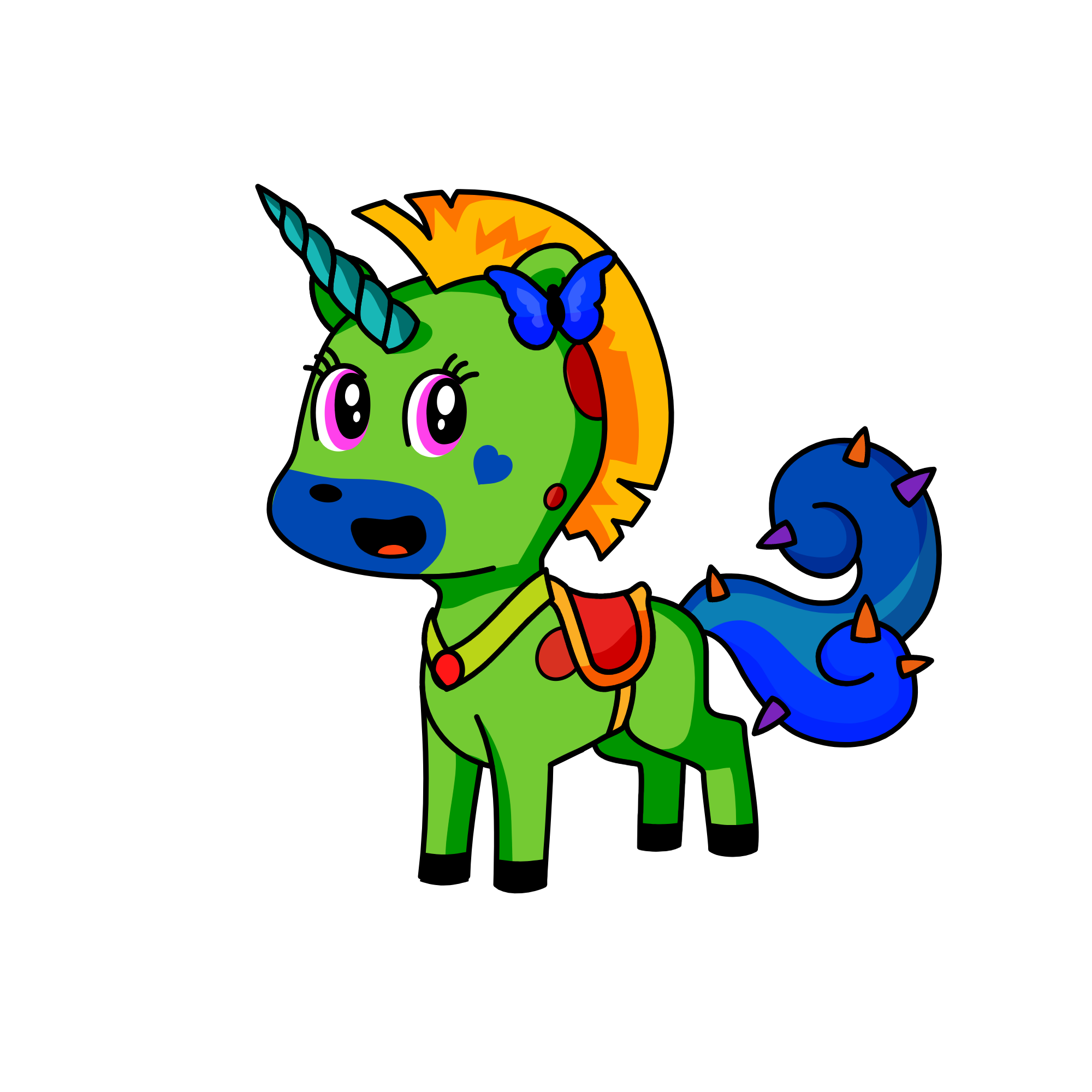 noob, the unicorn