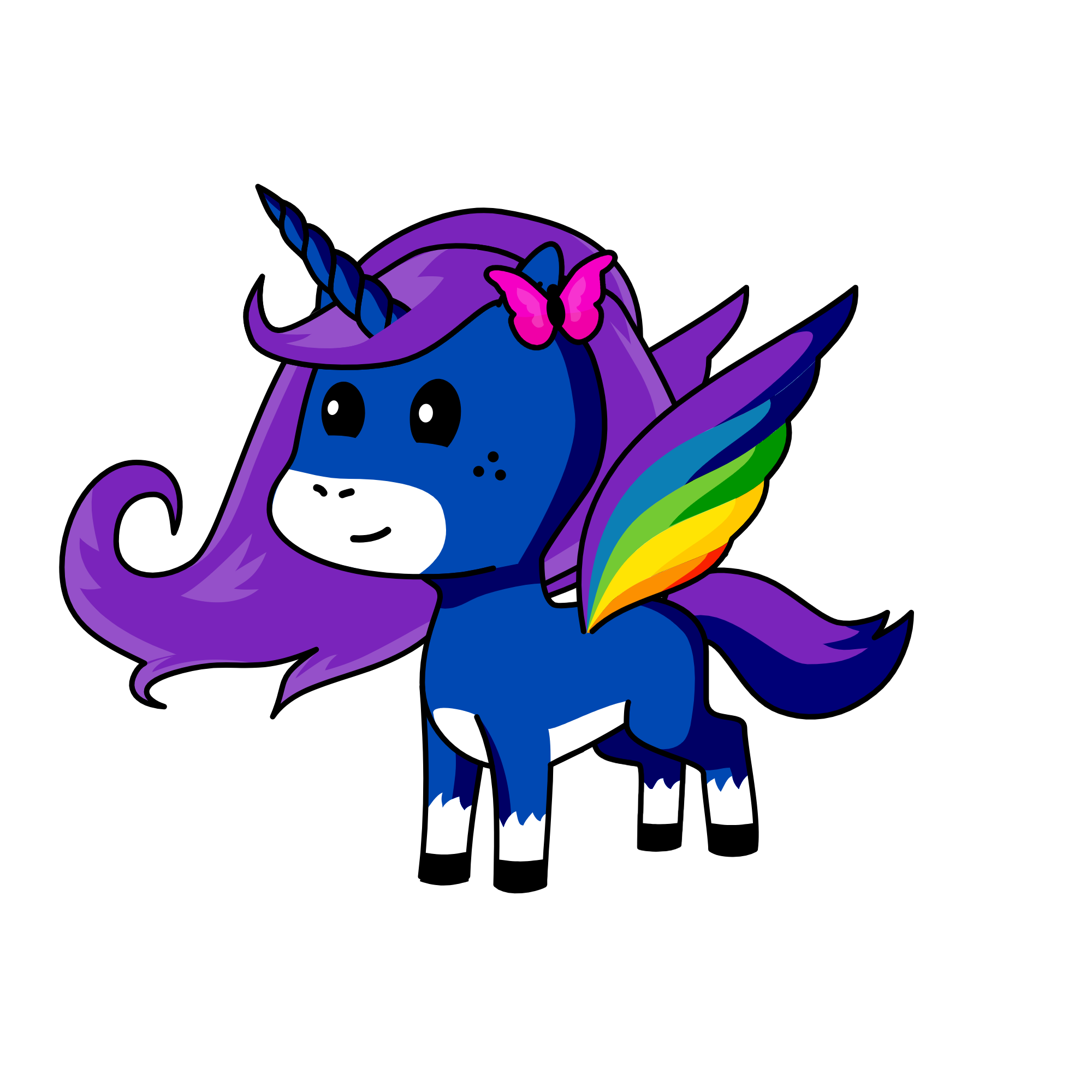 123 abc, the unicorn