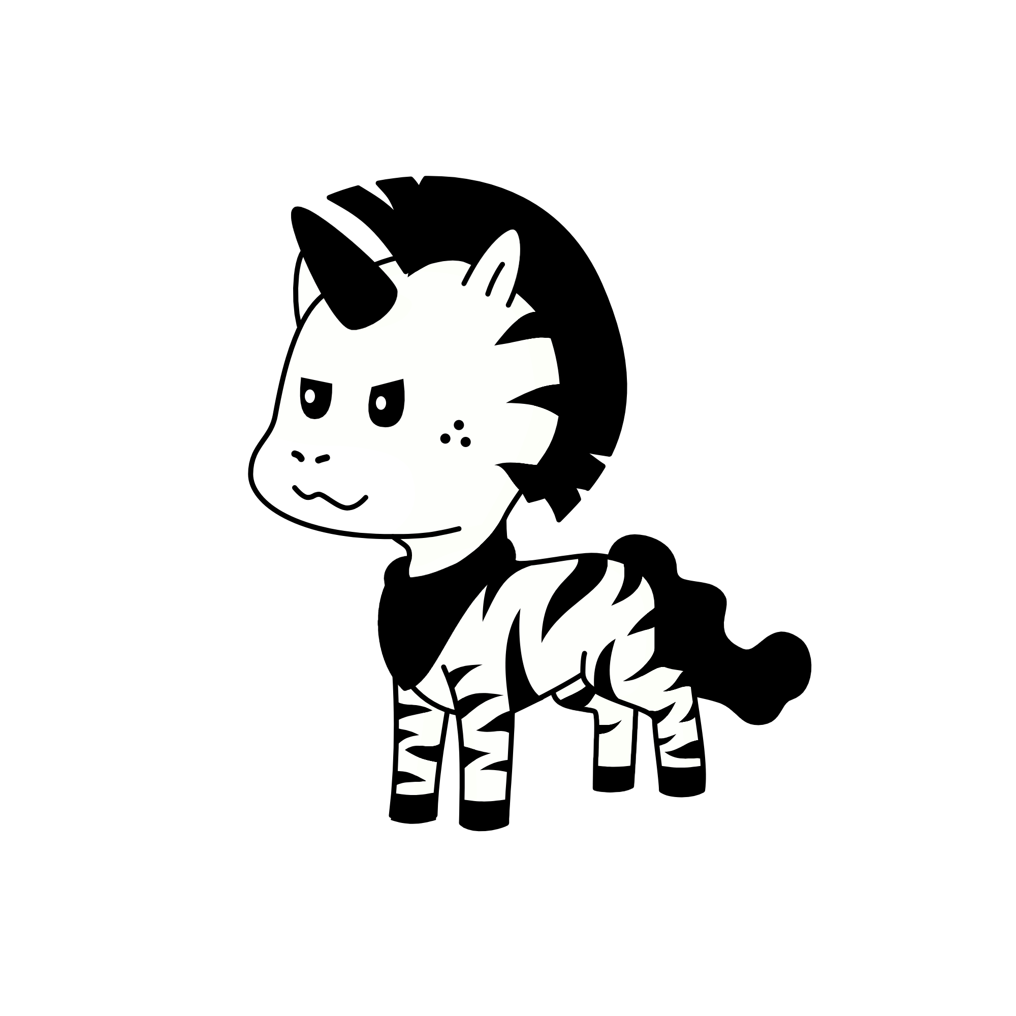 Zebra, the unicorn