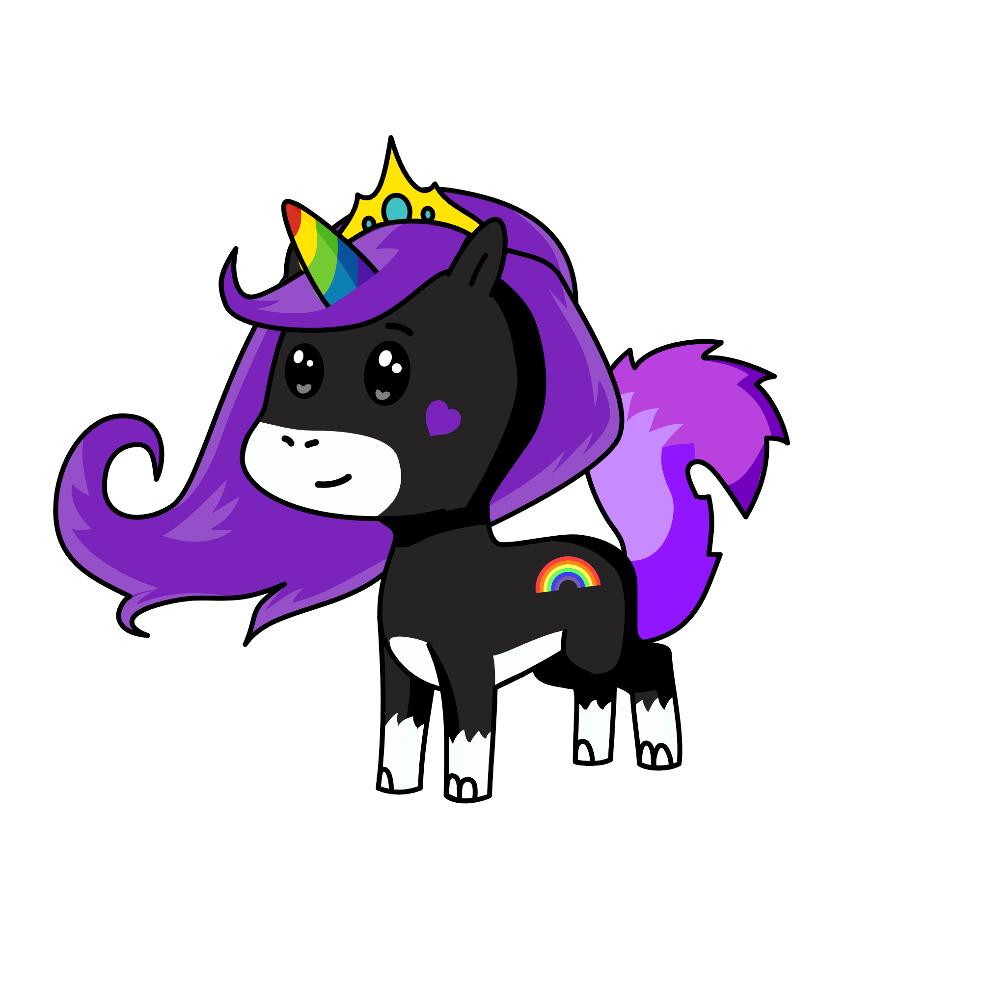 shadow queen, the unicorn