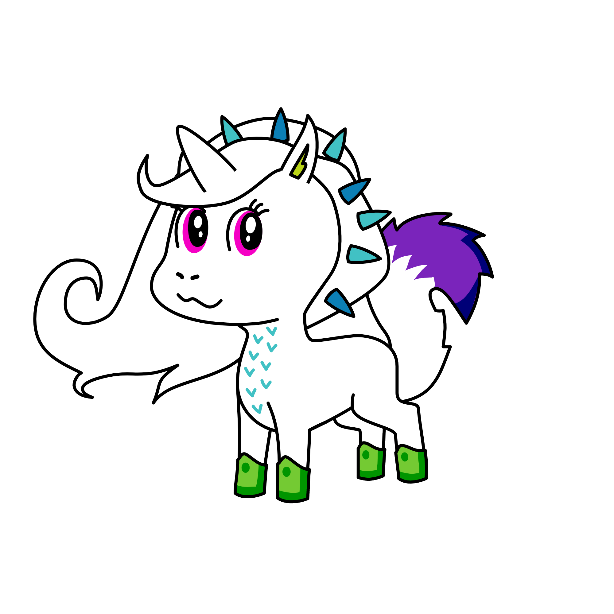 f, the unicorn