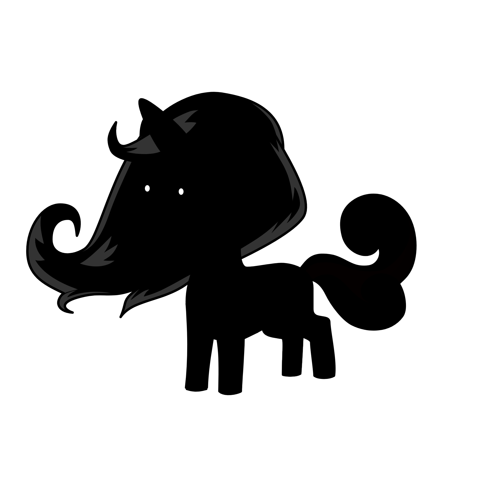Shadow Queen, the unicorn