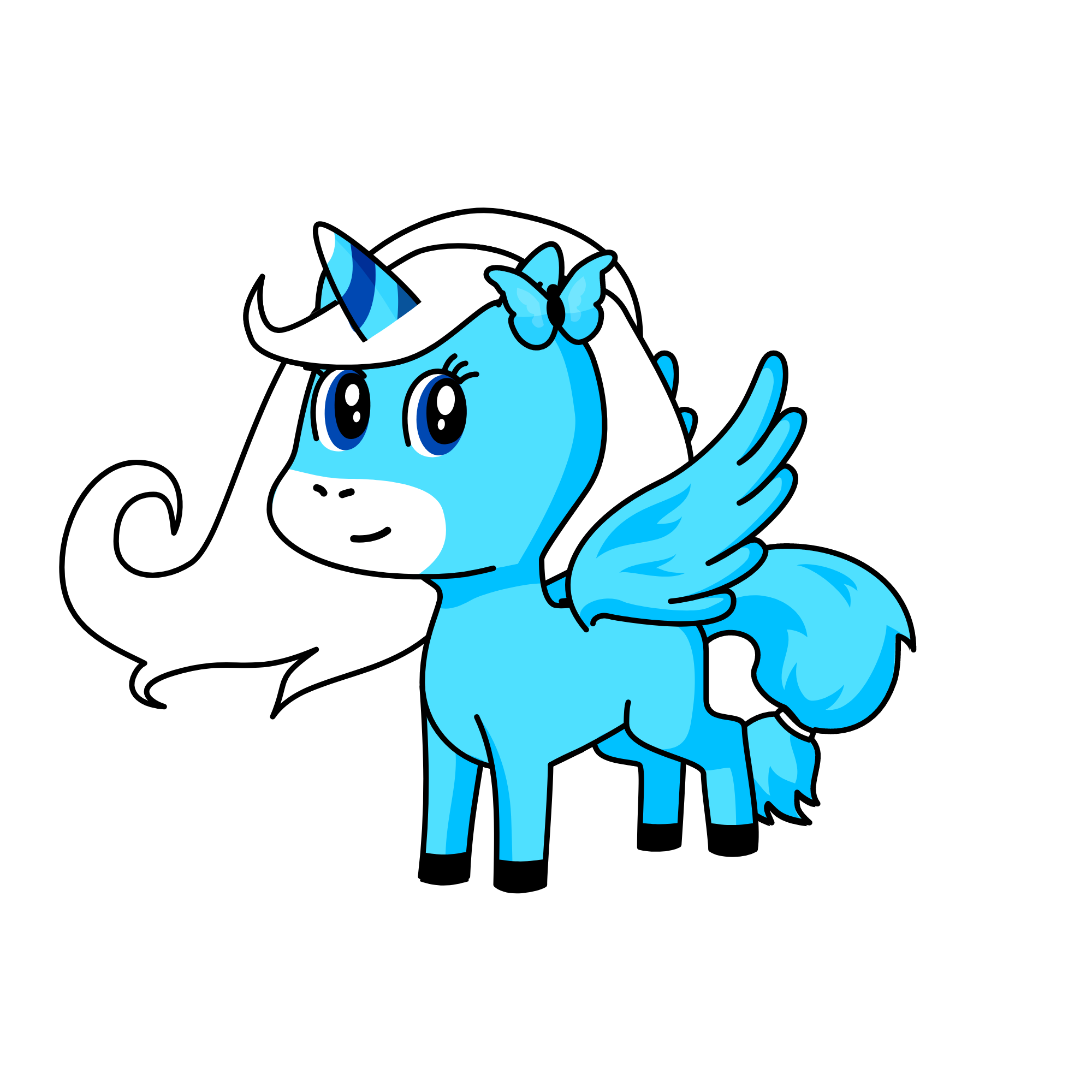 Snowstorm, the unicorn