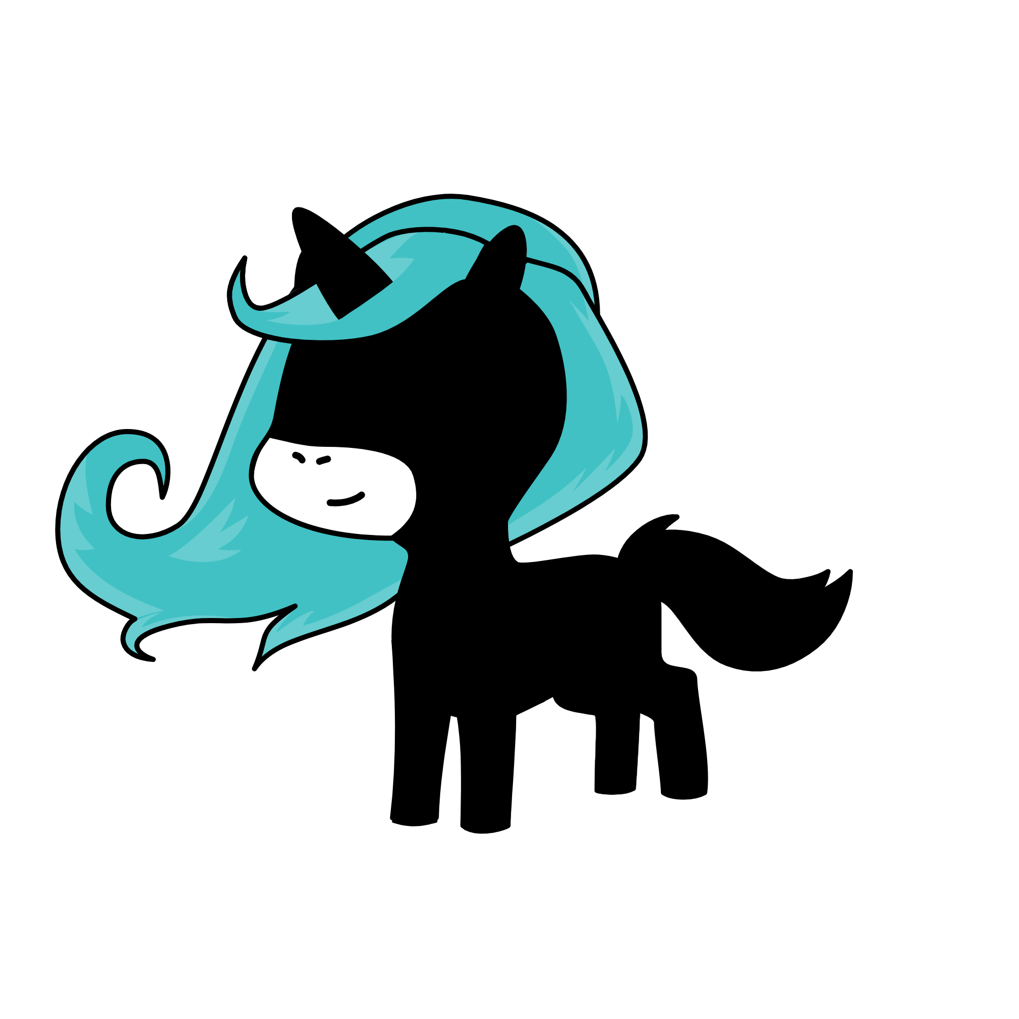 half evil half not evil, the unicorn