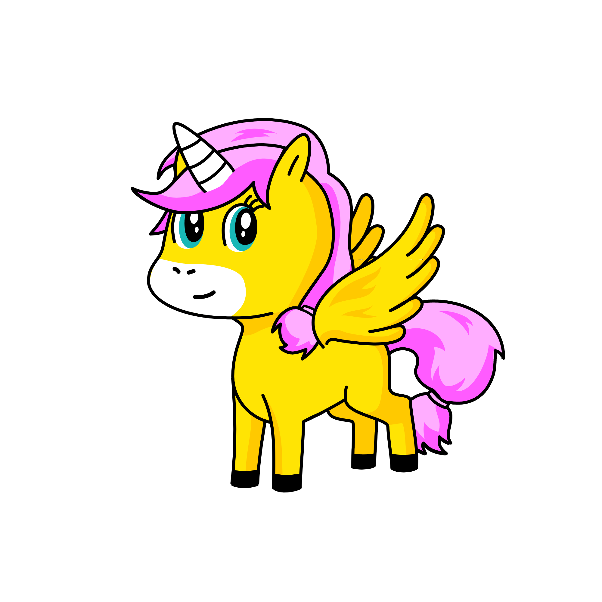 Fluttershy, the unicorn