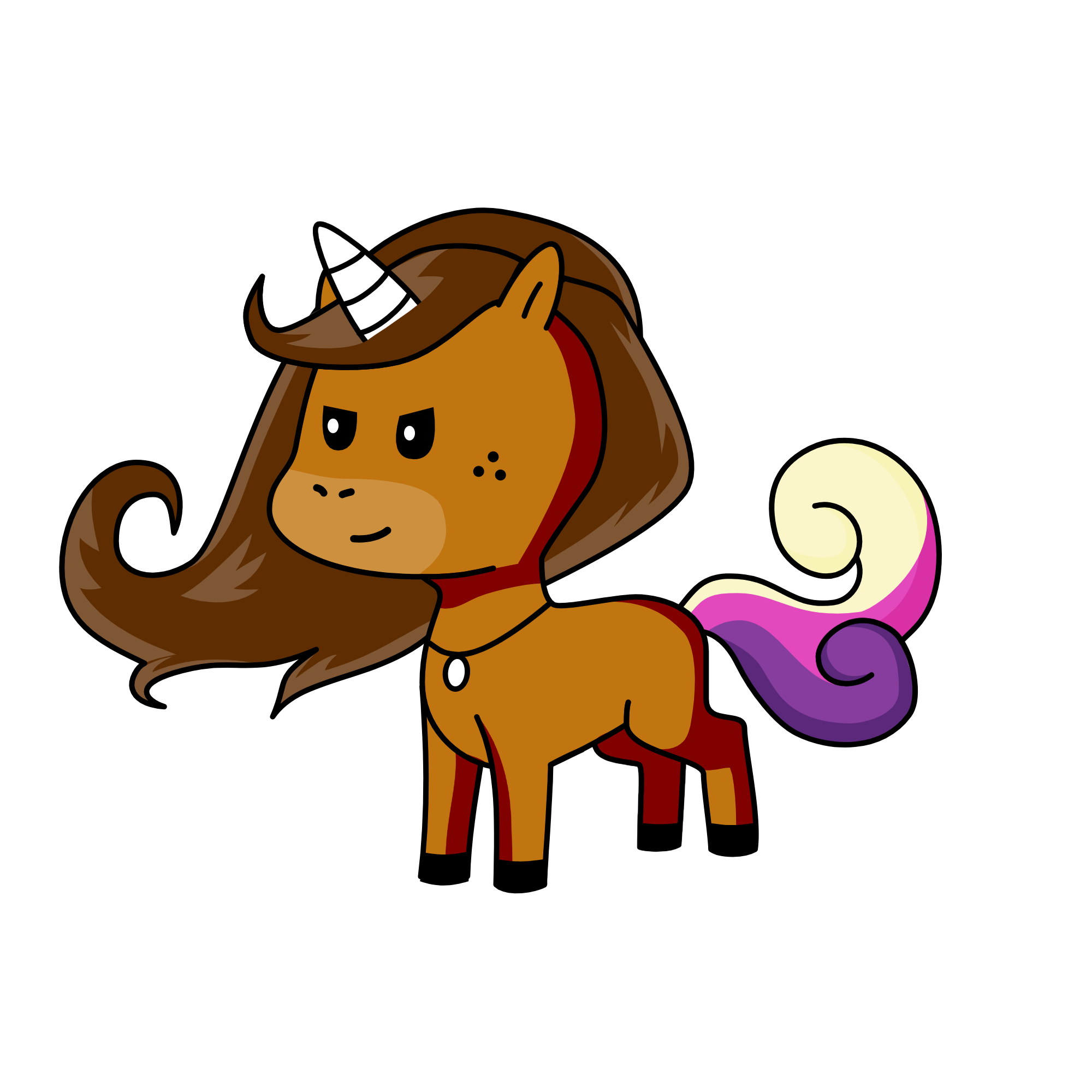 evillllllll horse mayyyyy mahhahahahhah, the unicorn