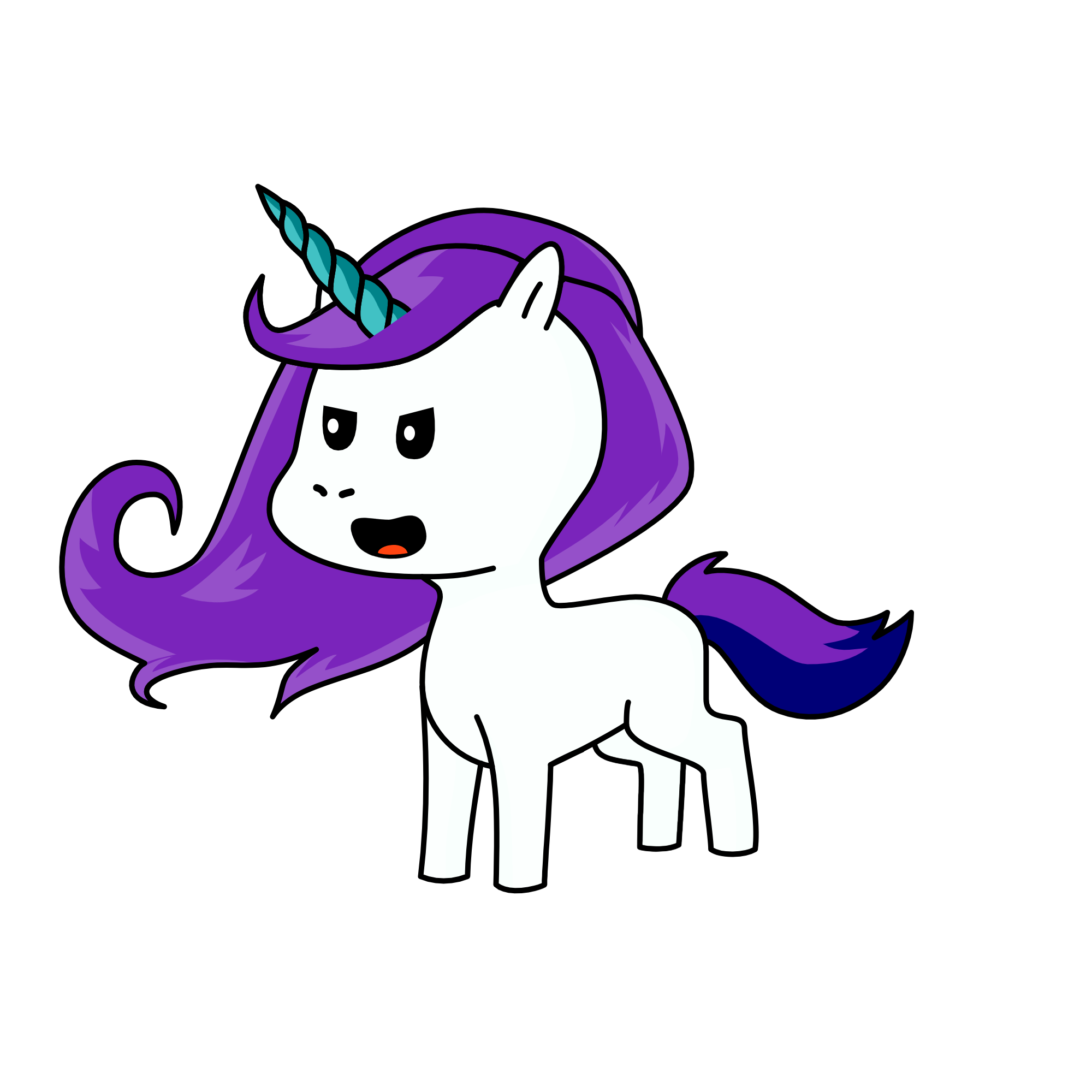 unicorn evil one very rare to find, the unicorn