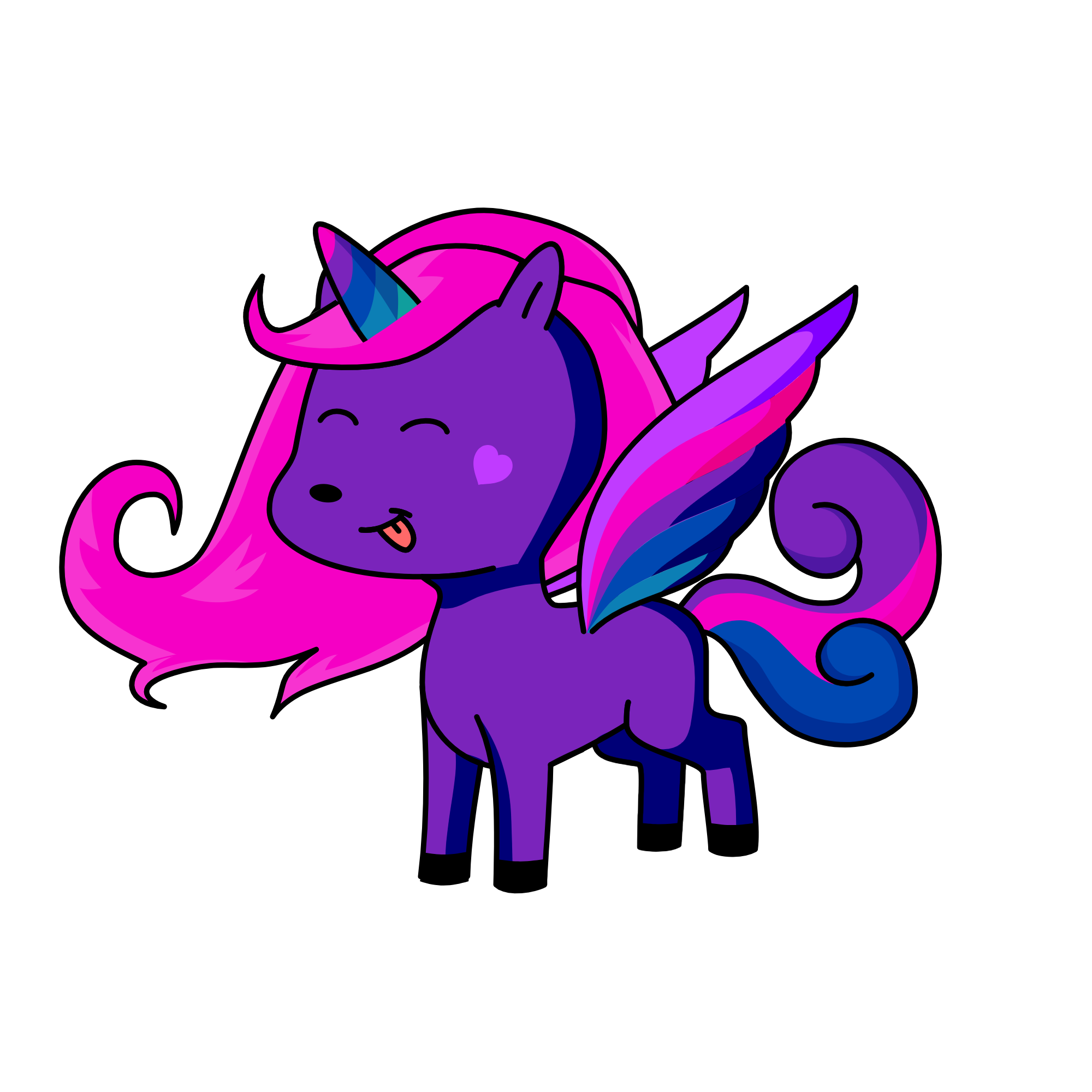 lilly's big sister ivy, the unicorn