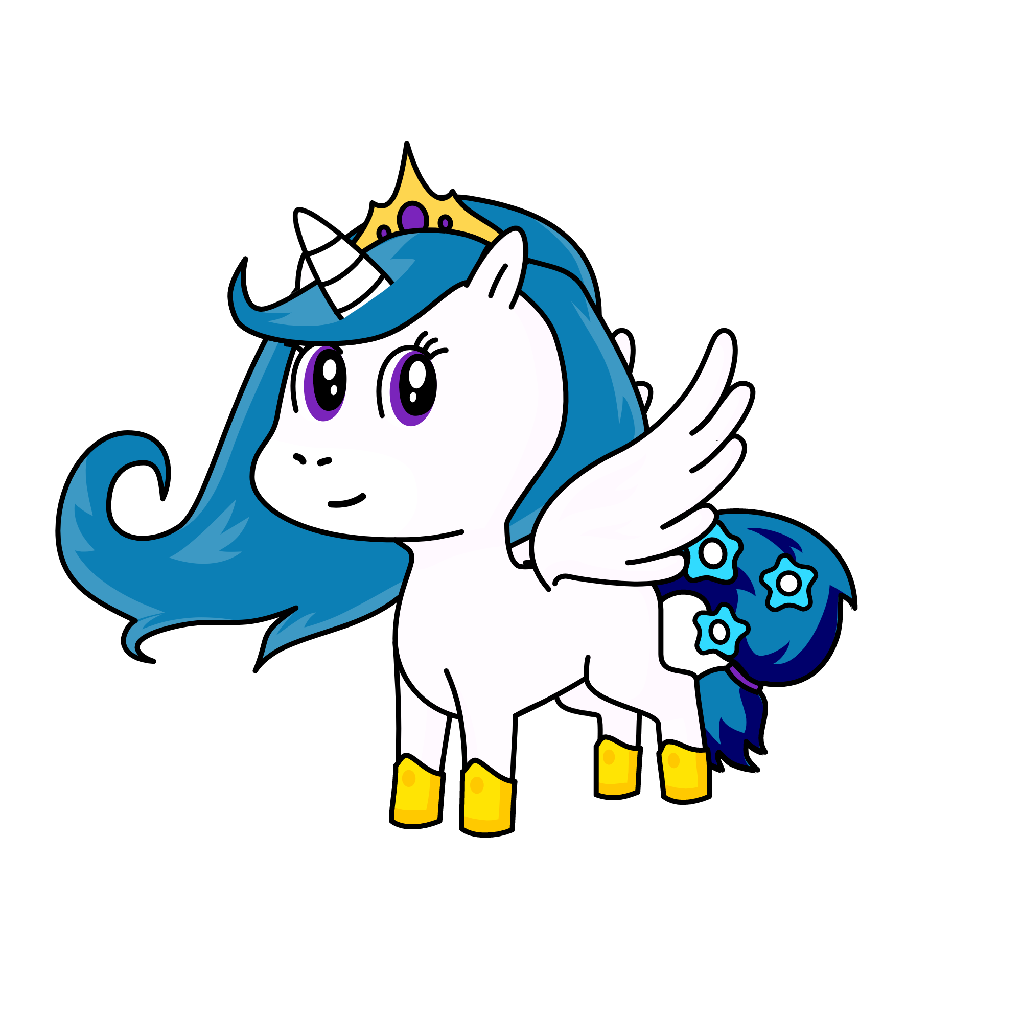 Princess Celestia, the unicorn