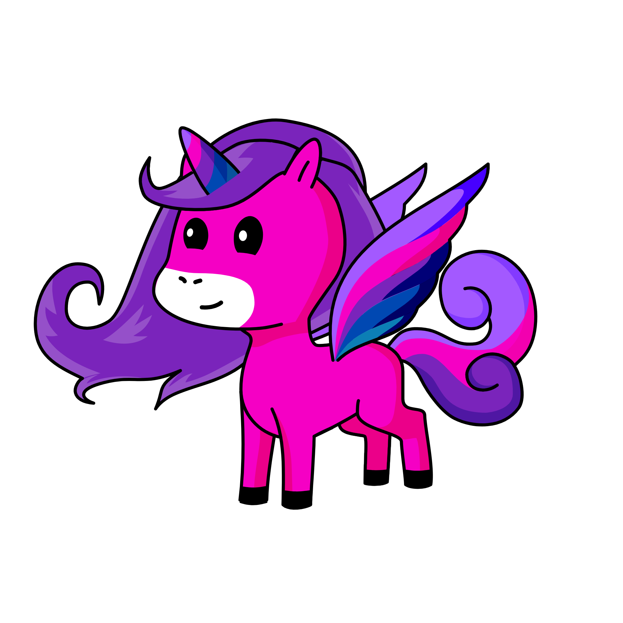lillys and ivys mum, the unicorn