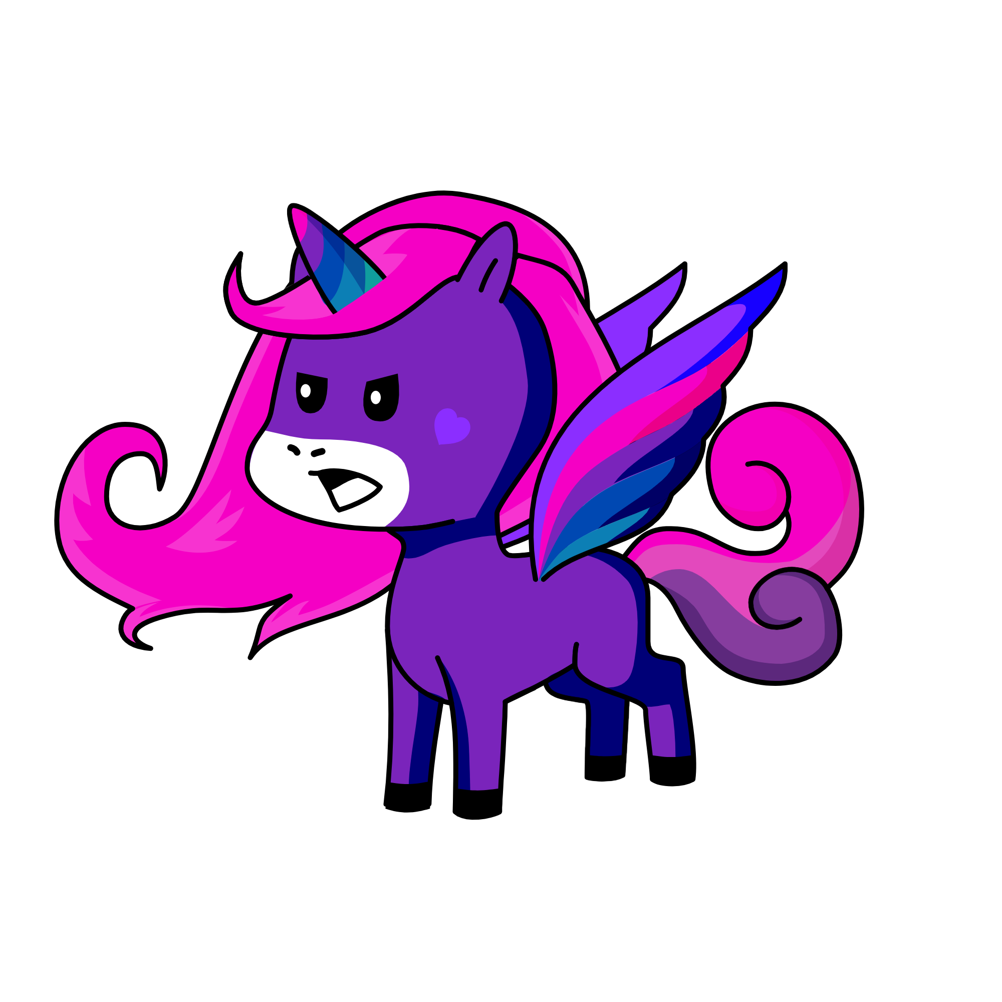 angry ivy, the unicorn