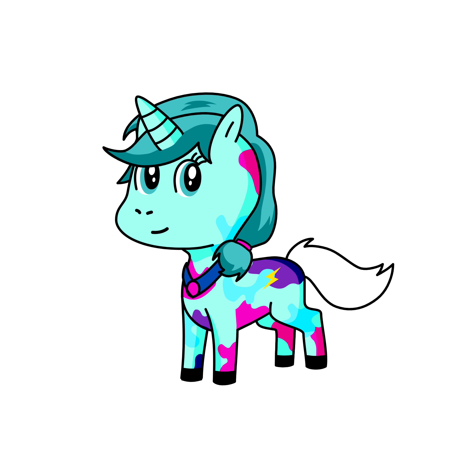 minty, the unicorn