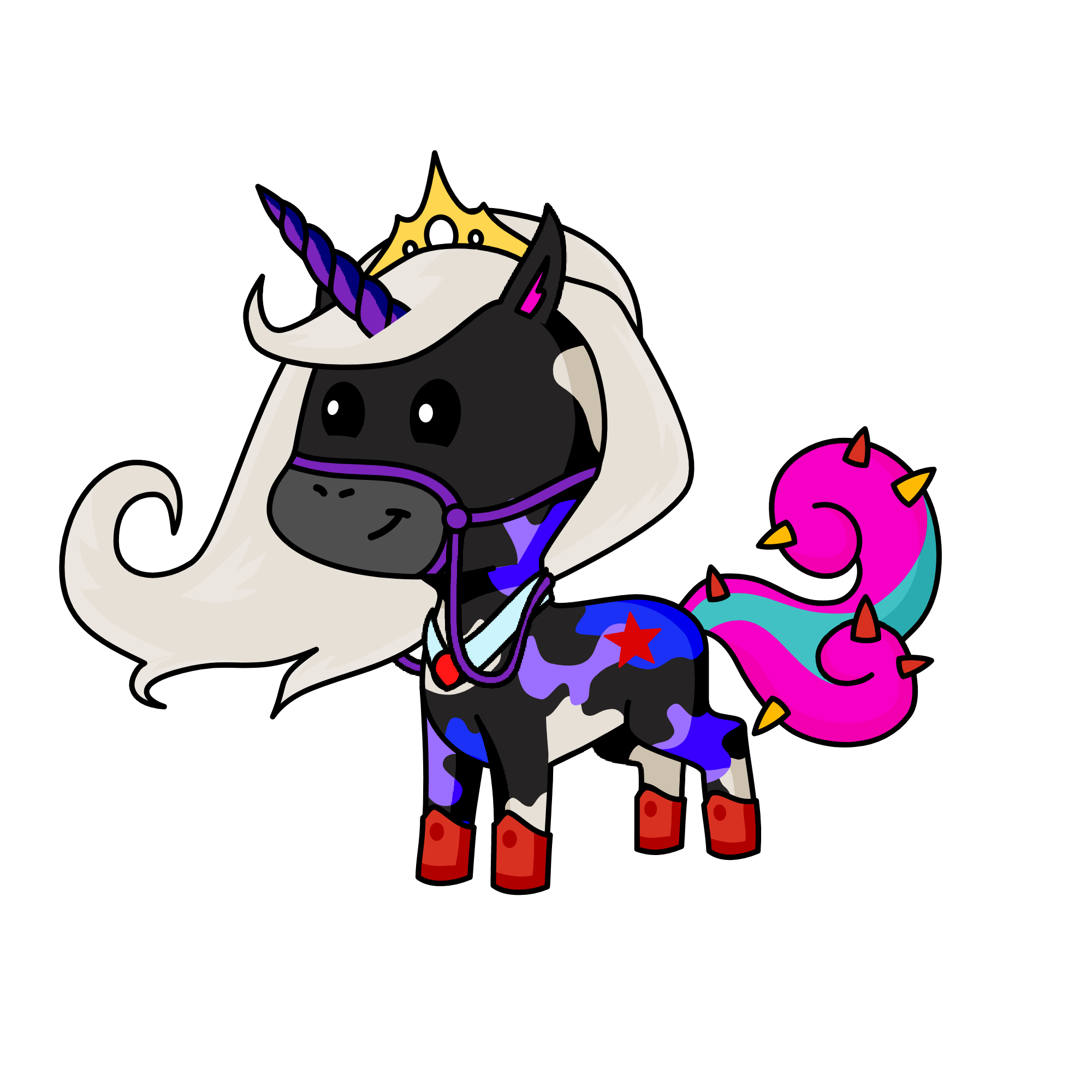 cow, the unicorn