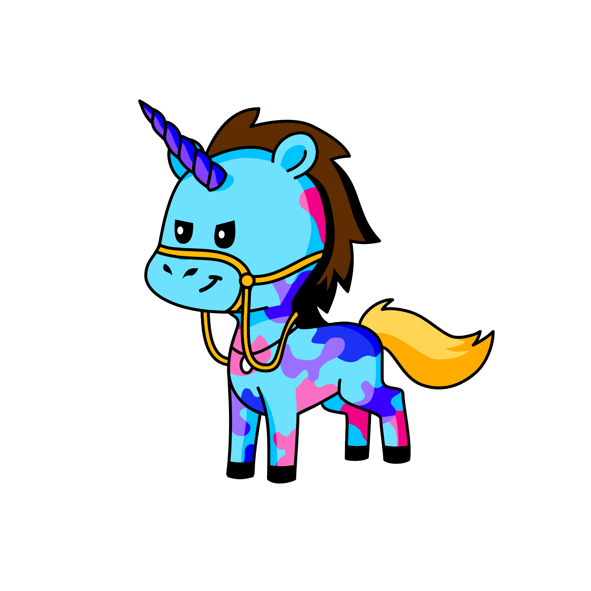 camo, the unicorn