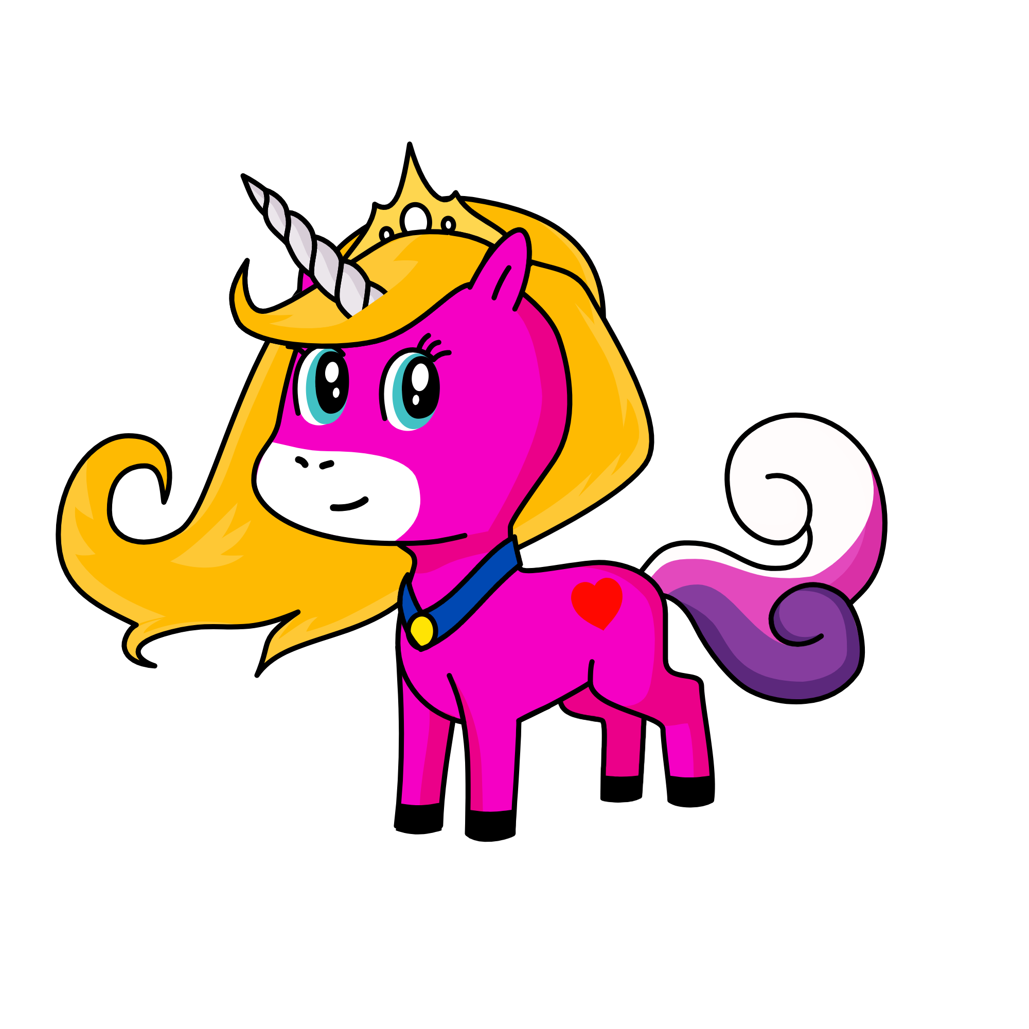 Goldie, the unicorn