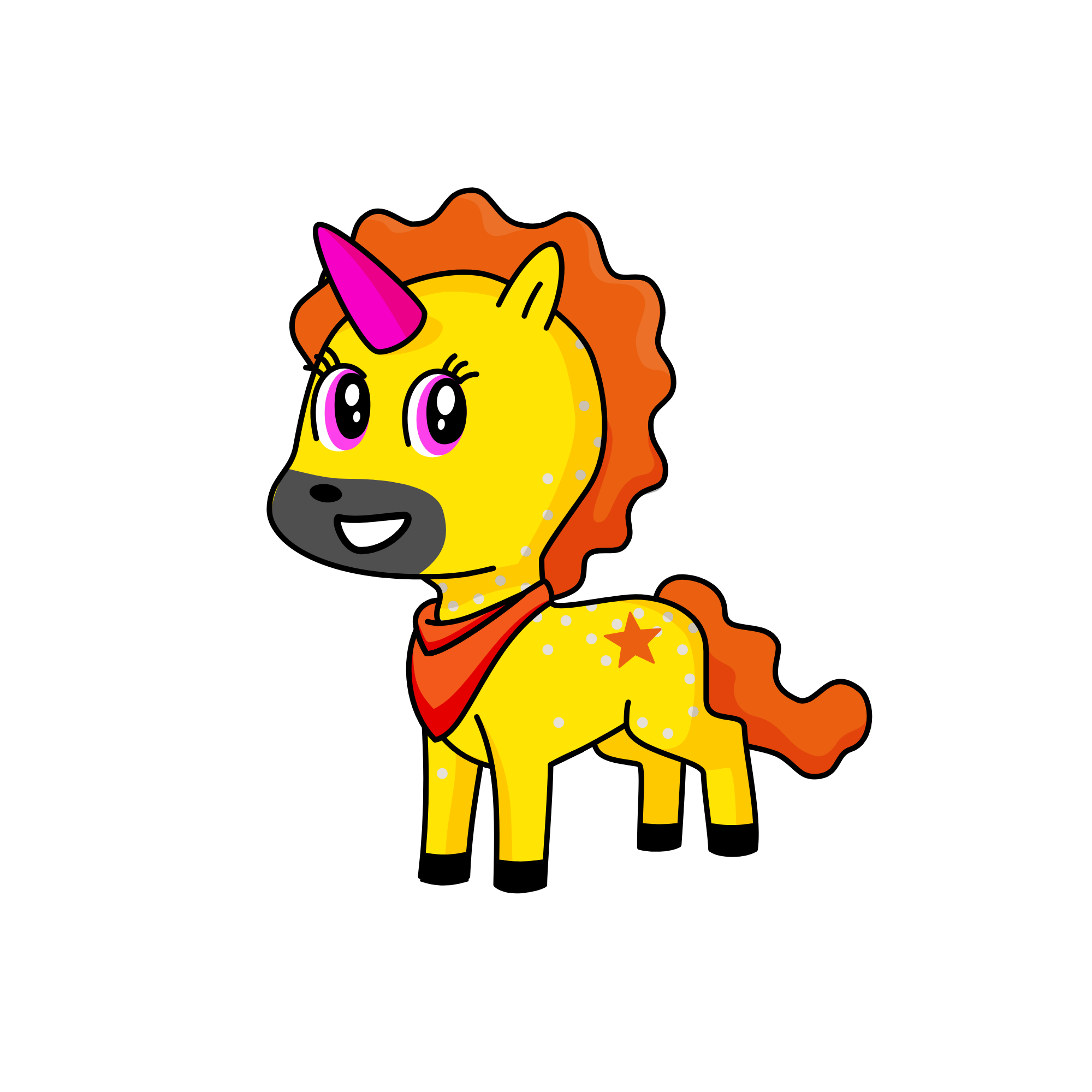 Yalda, the unicorn