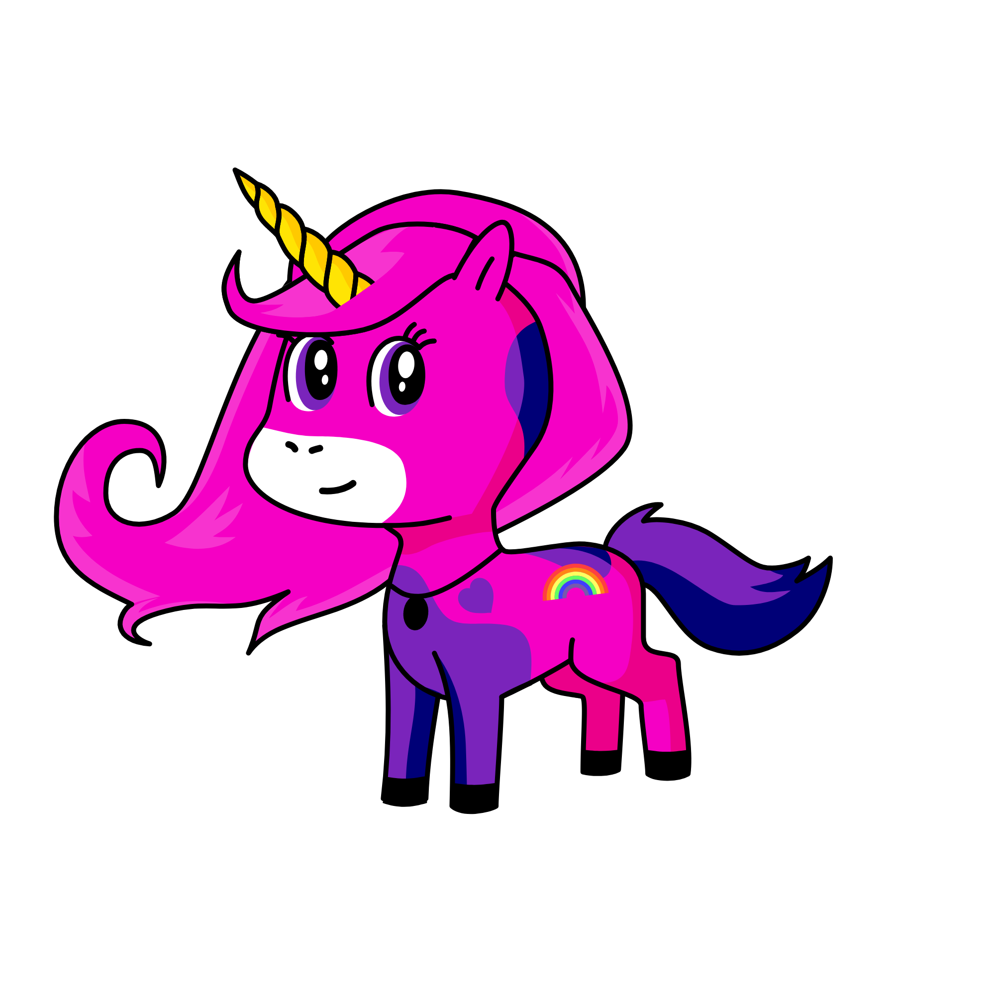 Cloudia, the unicorn