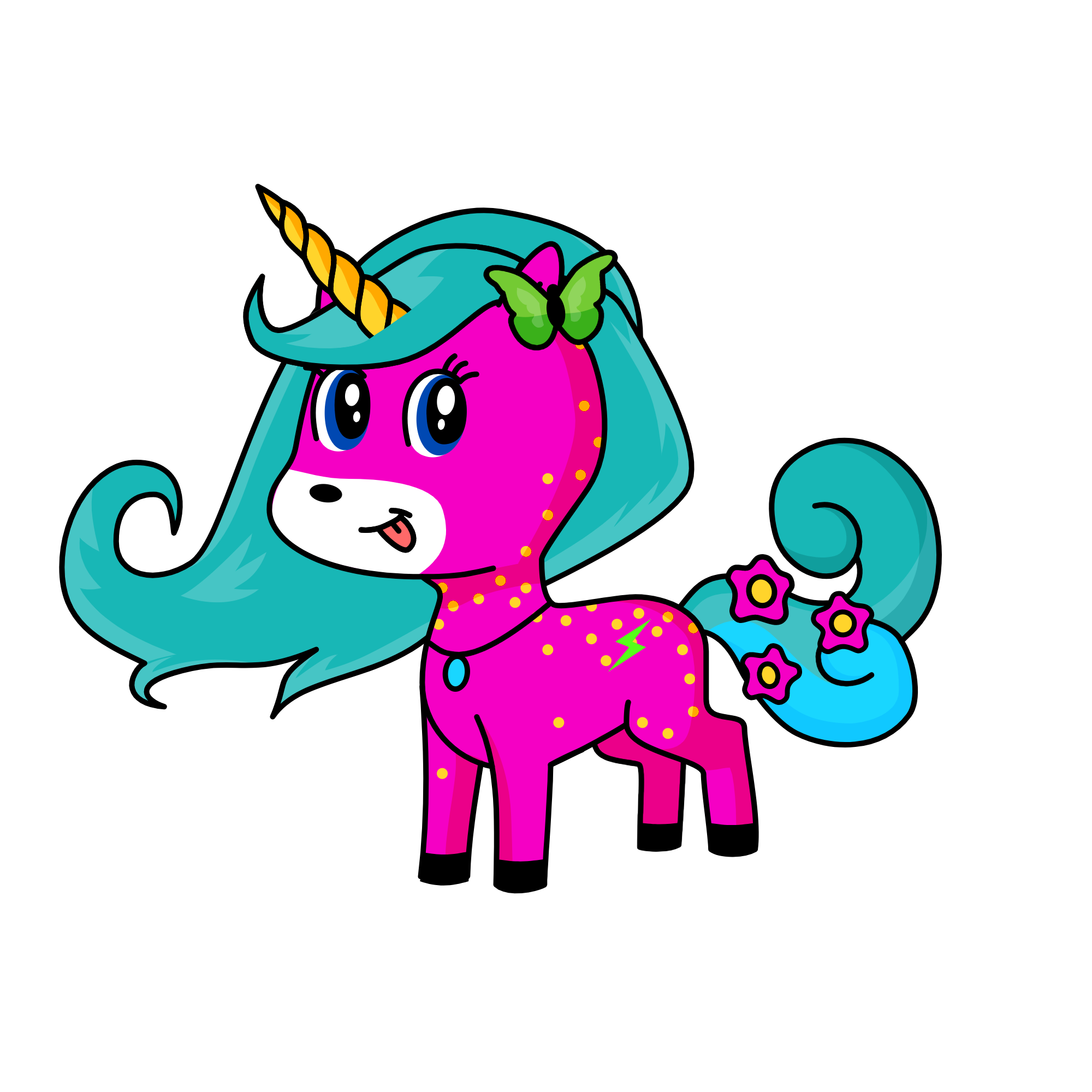 Luna Lunita, the unicorn
