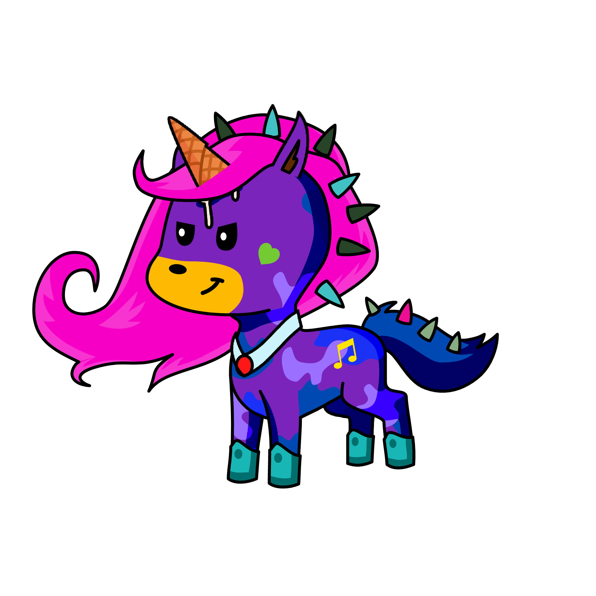 cc, the unicorn
